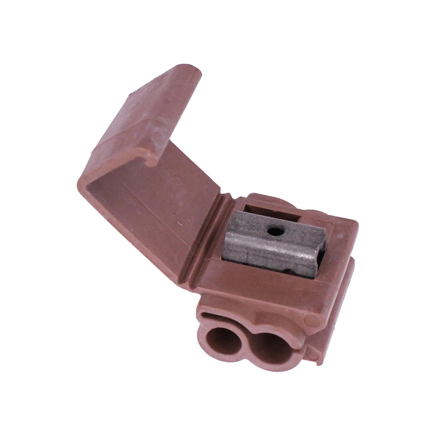 10 pcs/pk- Electrical Connector Self-Strip 18 To 10 Gauge - Tan, Type Self-Stripping Connector, Wire Gauge 18, 16 or 14 to 10 or 12