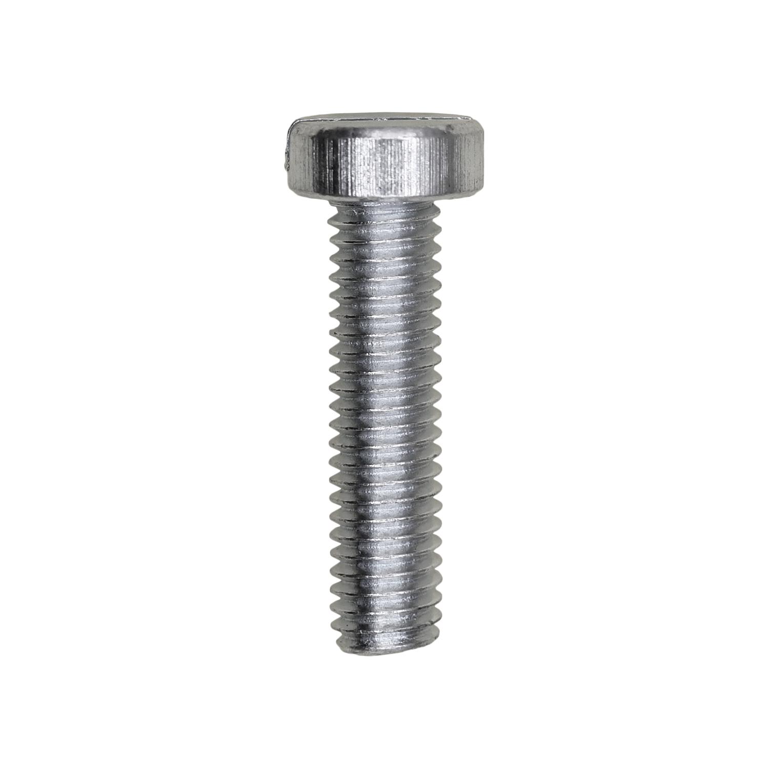 25 pcs/pk- DIN 84 - 5mm x 20mm Machine Screw, Head Style Slotted Flat Phillister, Finish Zinc