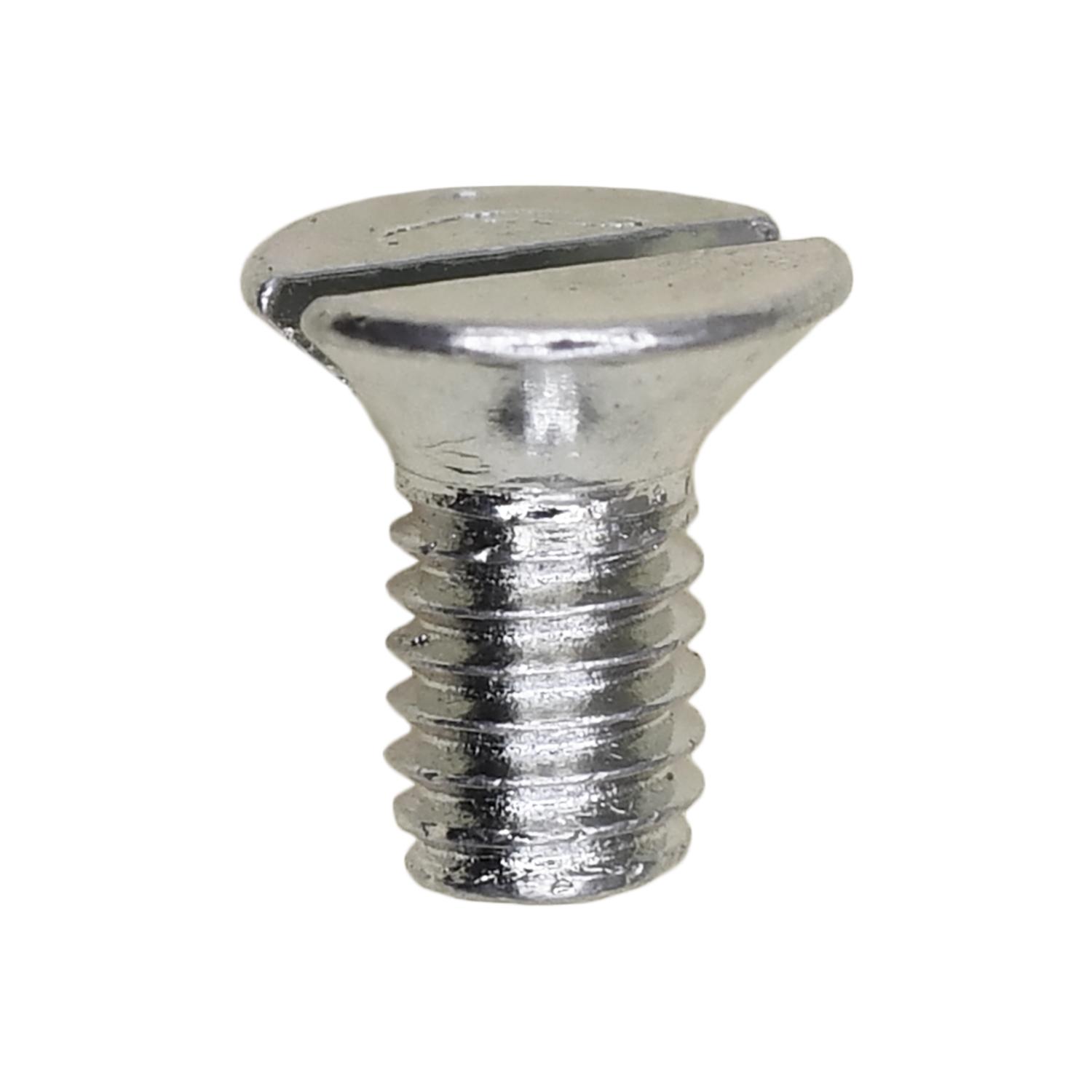 25 pcs/pk- DIN 963 - 4mm x 8mm Machine Screw, Head Style Slotted Flat, Finish Zinc