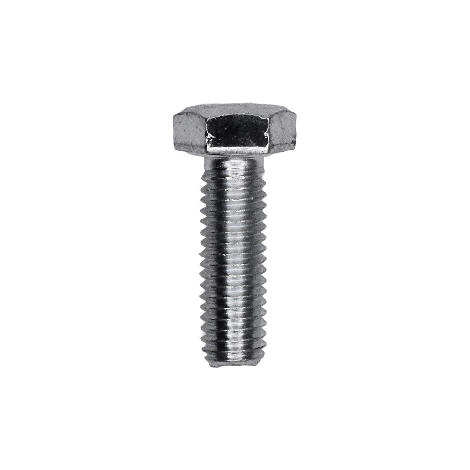 25 pcs/pk- M5-0.80 5-.8 x 16mm DIN 933 Cap Screw Class 8.8 - Zinc, Head Style Hex