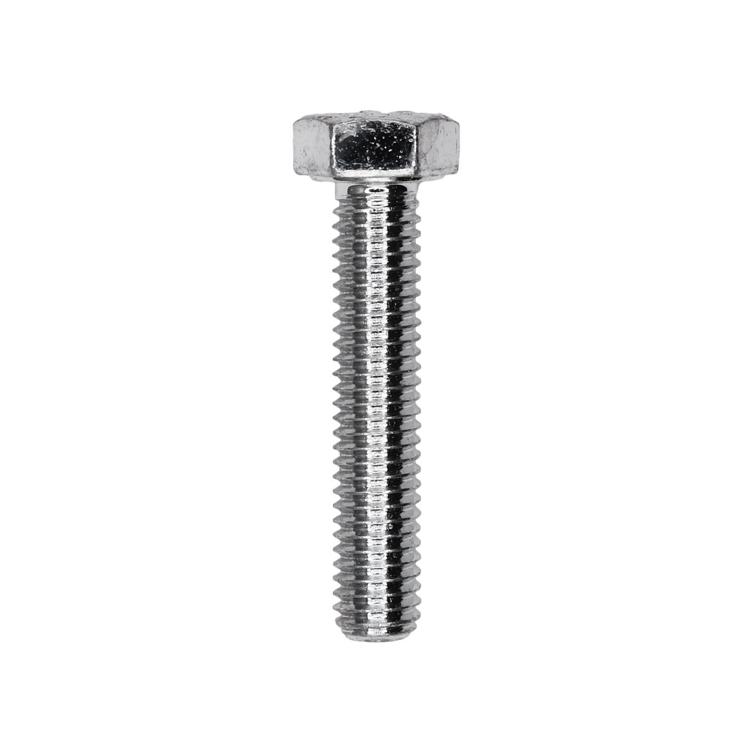 25 pcs/pk- M5-0.80 5-.8 x 25mm DIN 933 Cap Screw Class 8.8 - Zinc, Head Style Hex