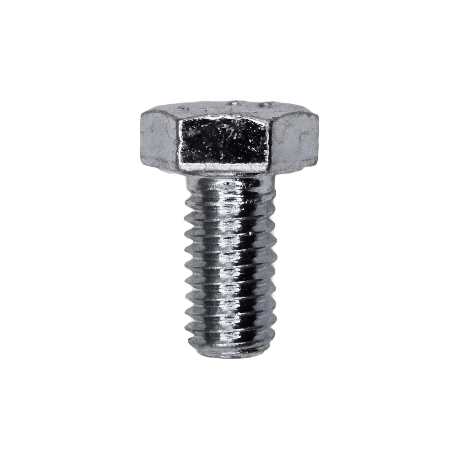 25 pcs/pk- M6-1.0 6-1.0 x 12mm DIN 933 Cap Screw Class 8.8 - Zinc, Head Style Hex