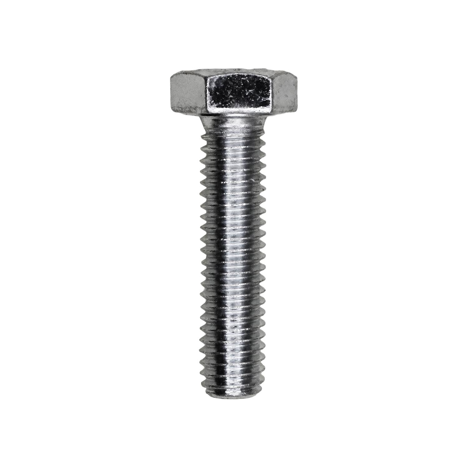 10 pcs/pk- M6-1.0 6-1.0 x 25mm DIN 933 Cap Screw Class 8.8 - Zinc, Head Style Hex