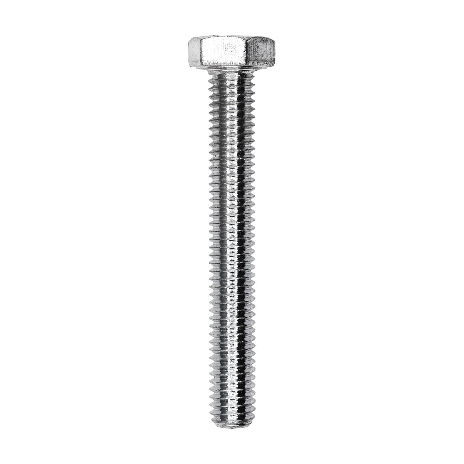 10 pcs/pk- M6-1.0 6-1.0 x 45mm DIN 931 Cap Screw Class 8.8 - Zinc, Head Style Hex
