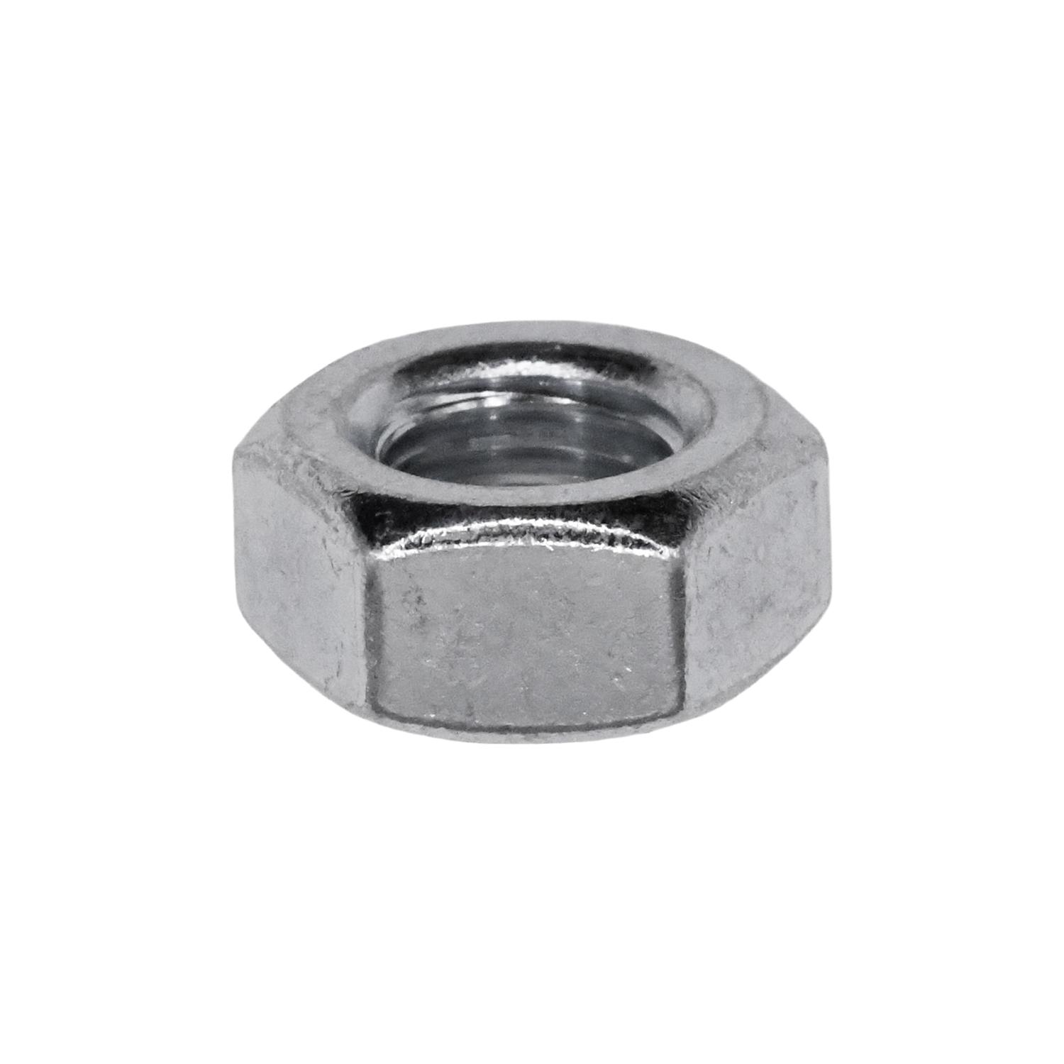 25 pcs/pk- M8-1.0 8mm-1.0 DIN 934 Metric Hex Nuts - Zinc, Thread Type Fine, Material Steel
