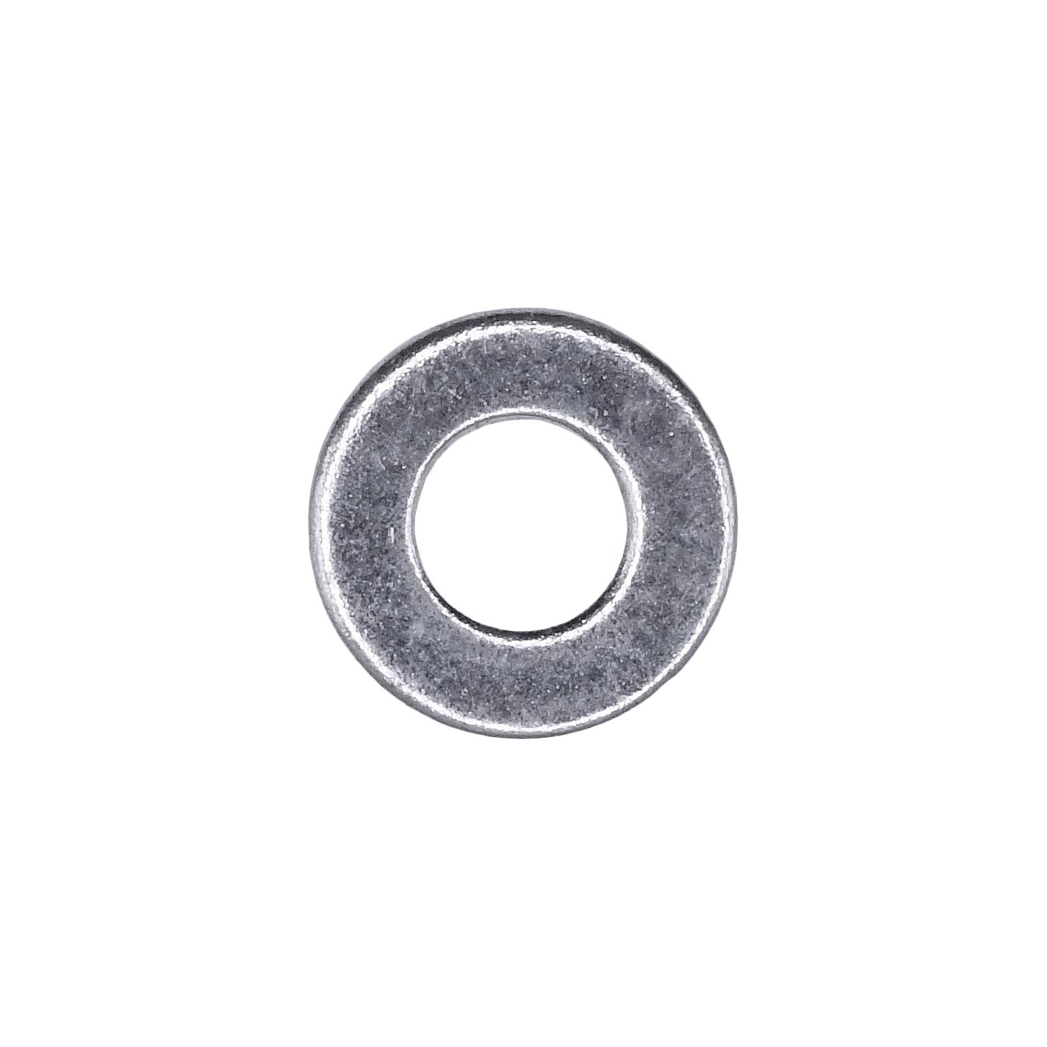 50 pcs/pk- 4mm Zinc DIN 125 Metric Flat Washer - Zinc, Thickness 0.8mm