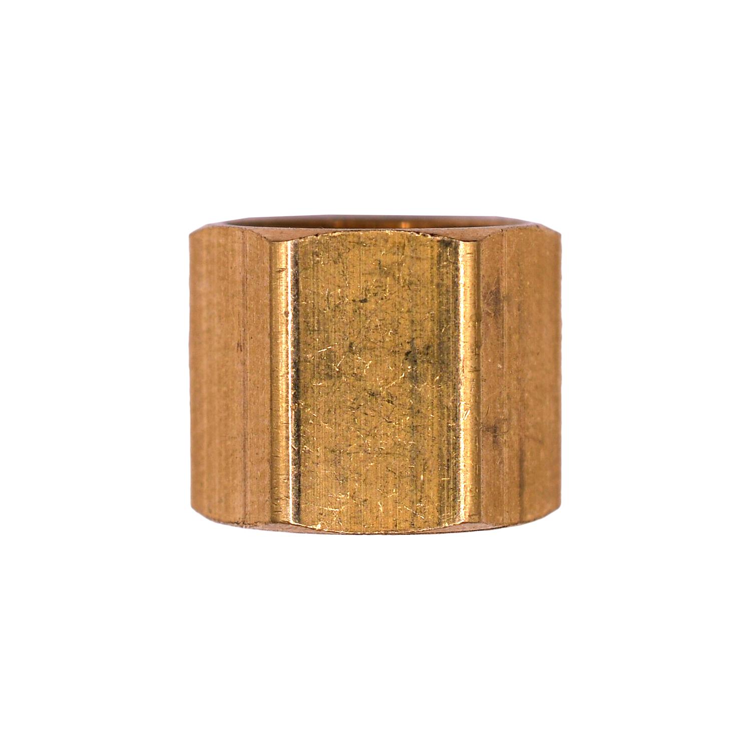 10 pcs/pk- Brass Fitting Compression Nut 1/4, Type Nuts