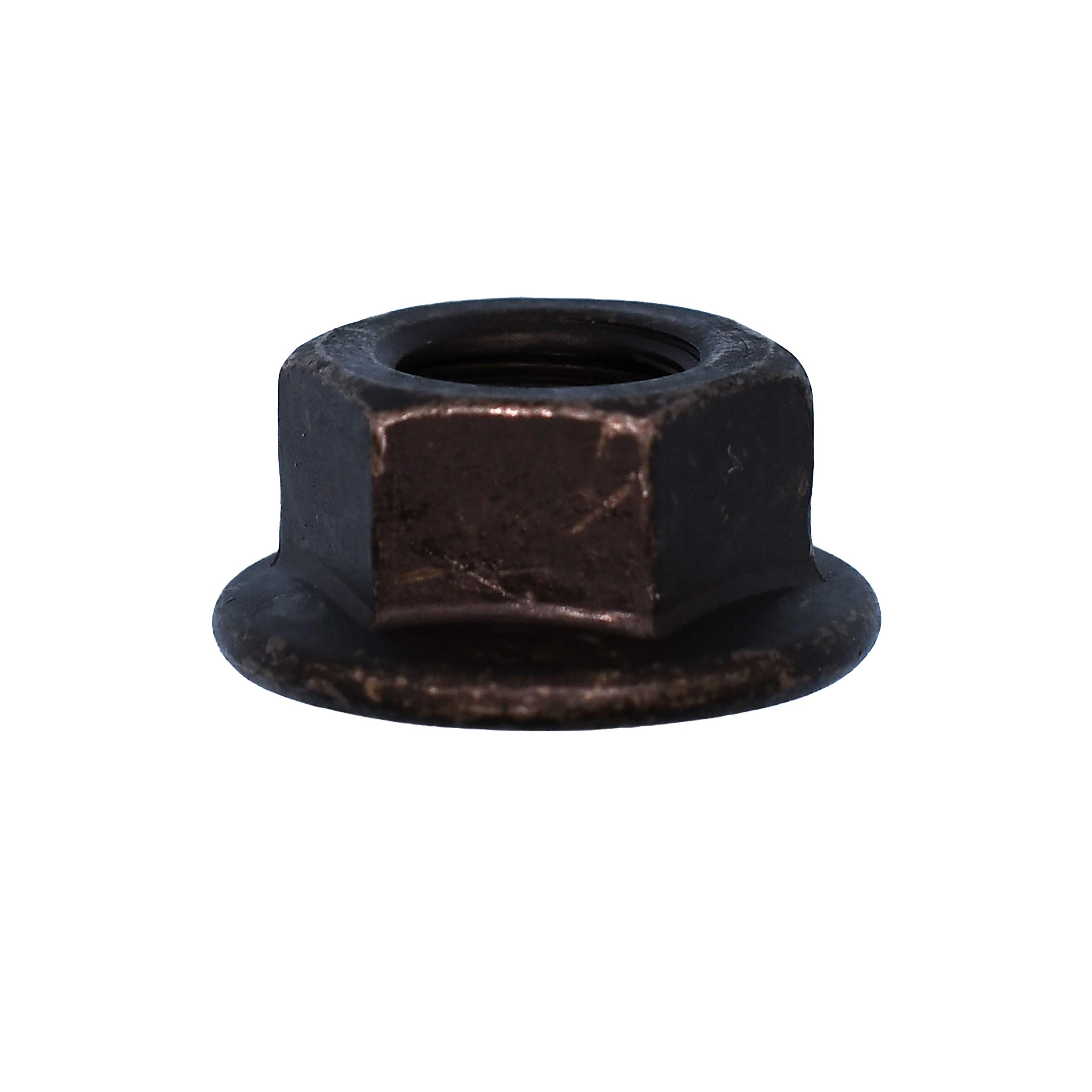 25 pcs/pk- M10-1.5 Hex Flange Nut 21mm O.D. Class 9 - Phosphate, Overall Height 10mm