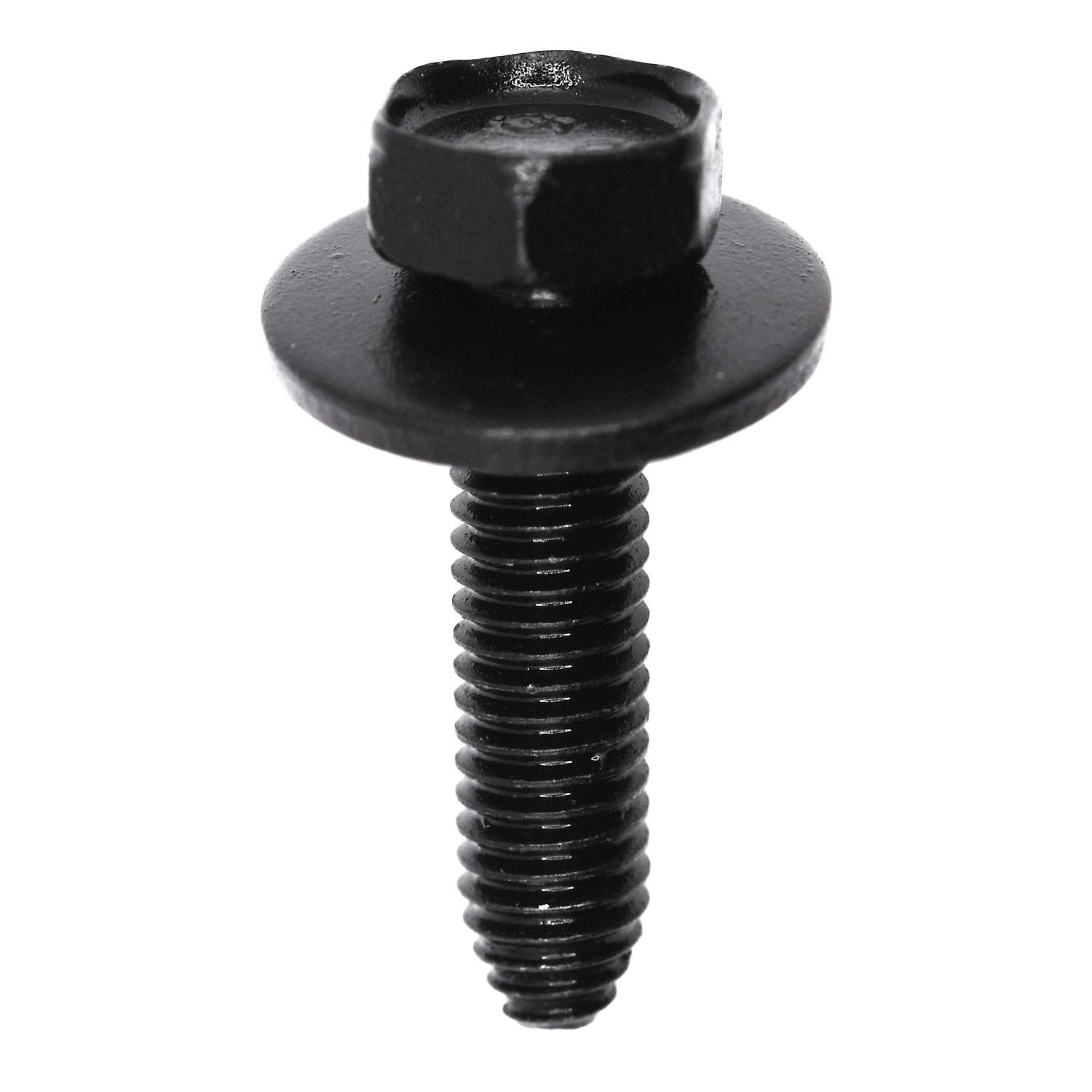 50 pcs/pk- M6-1.0 6-1.0 x 25mm Hex Head Sems 17mm O.D. - Phosphate, Head Style Hex Sems, Point Type CA