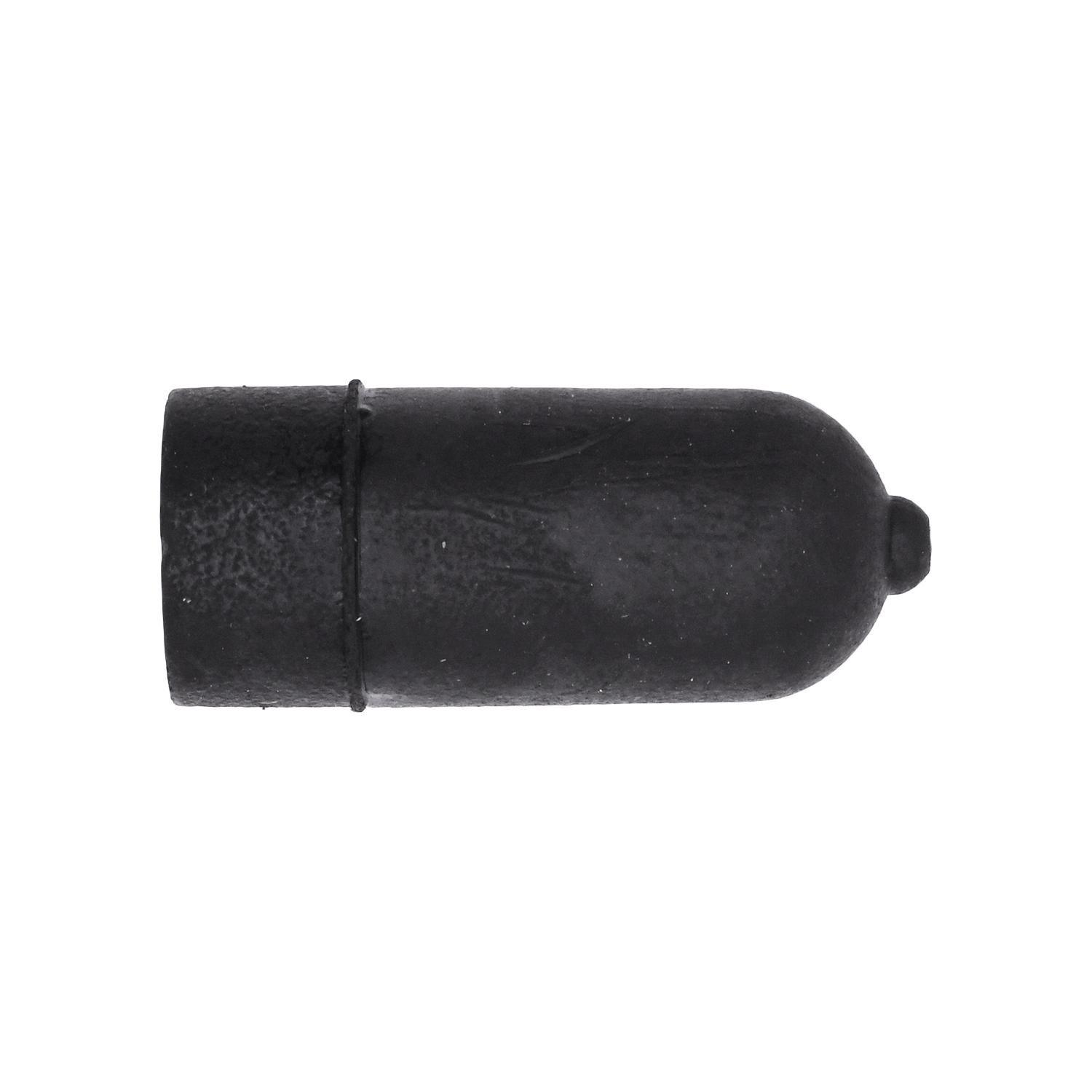 25 pcs/pk- Rubber Vacuum Cap Black For 3/8