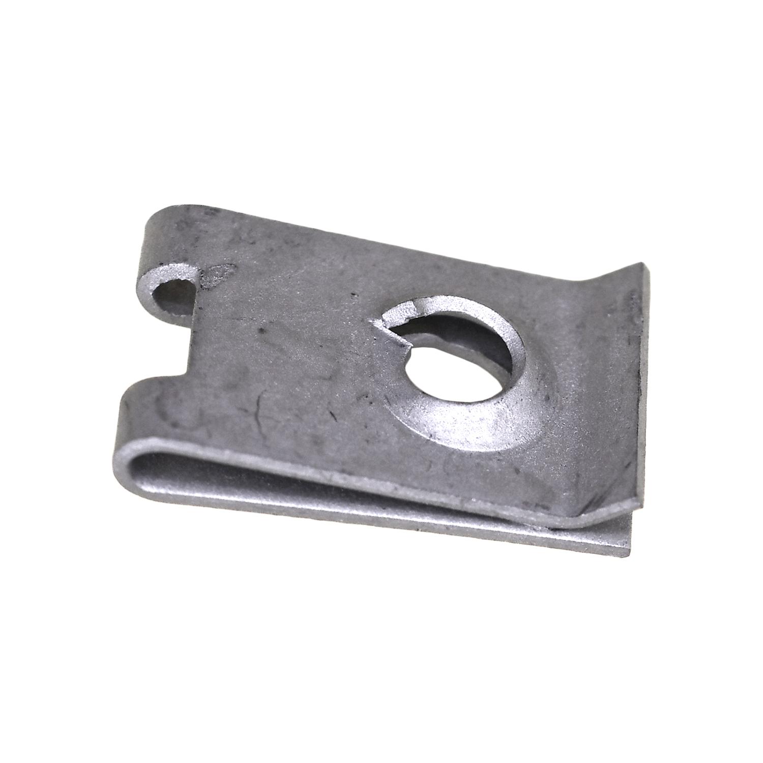 50 pcs/pk- U-Nut M5.6 (Number 12) Screw Size, Panel Range 1.2mm - 2.0mm, Finish Yellow Zinc Chromate