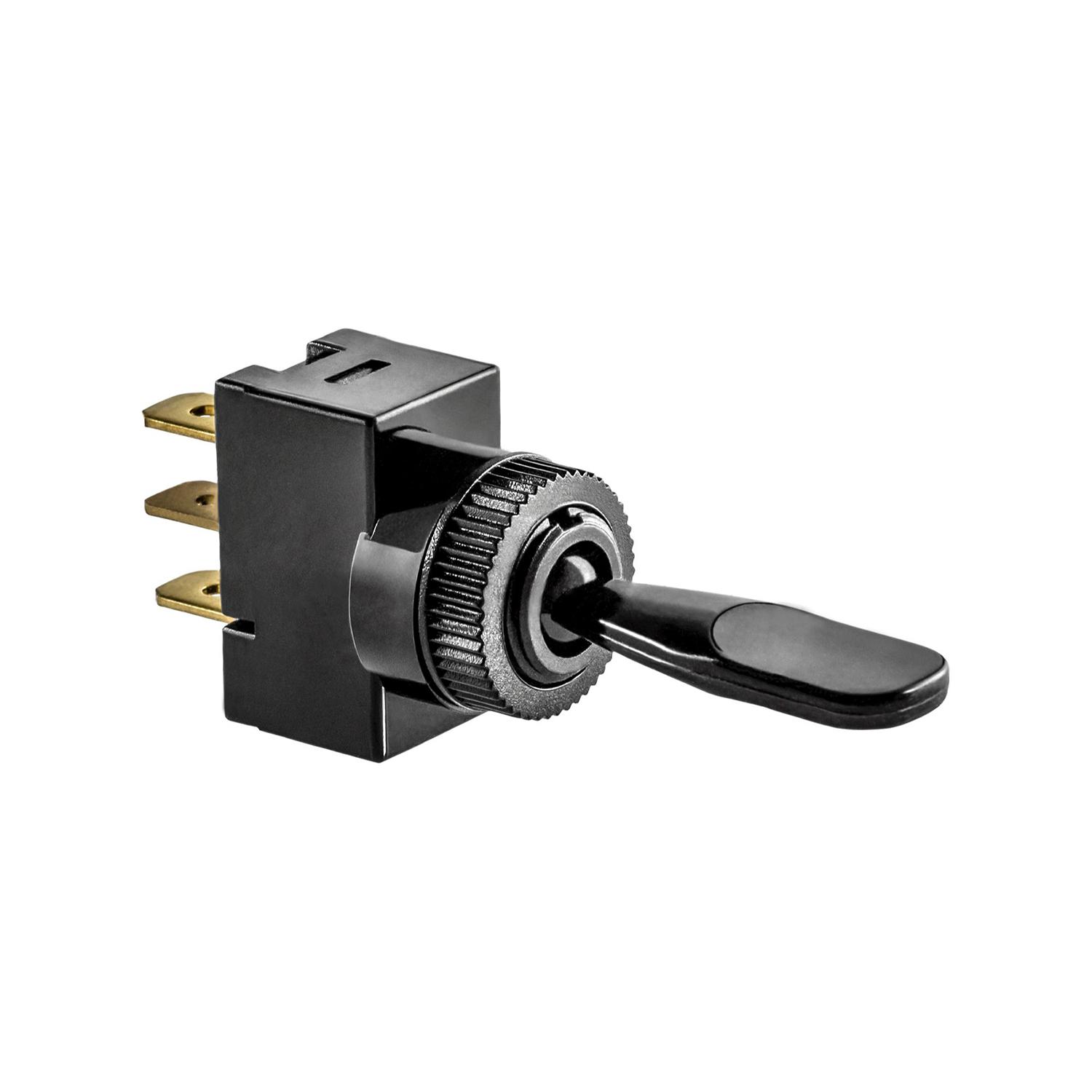 1 pcs/pk- S.P.D.T. Toggle Switch 3 Position, Type Spring loaded