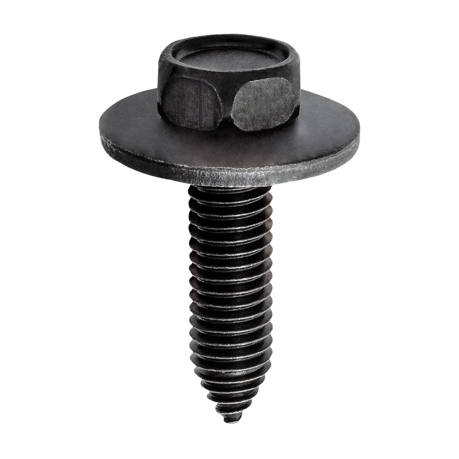 25 pcs/pk- M8-1.25 x 30mm Hex Head Sems 24mm O.D. Phosphate, Head Style Hex Sems, Point Type CA