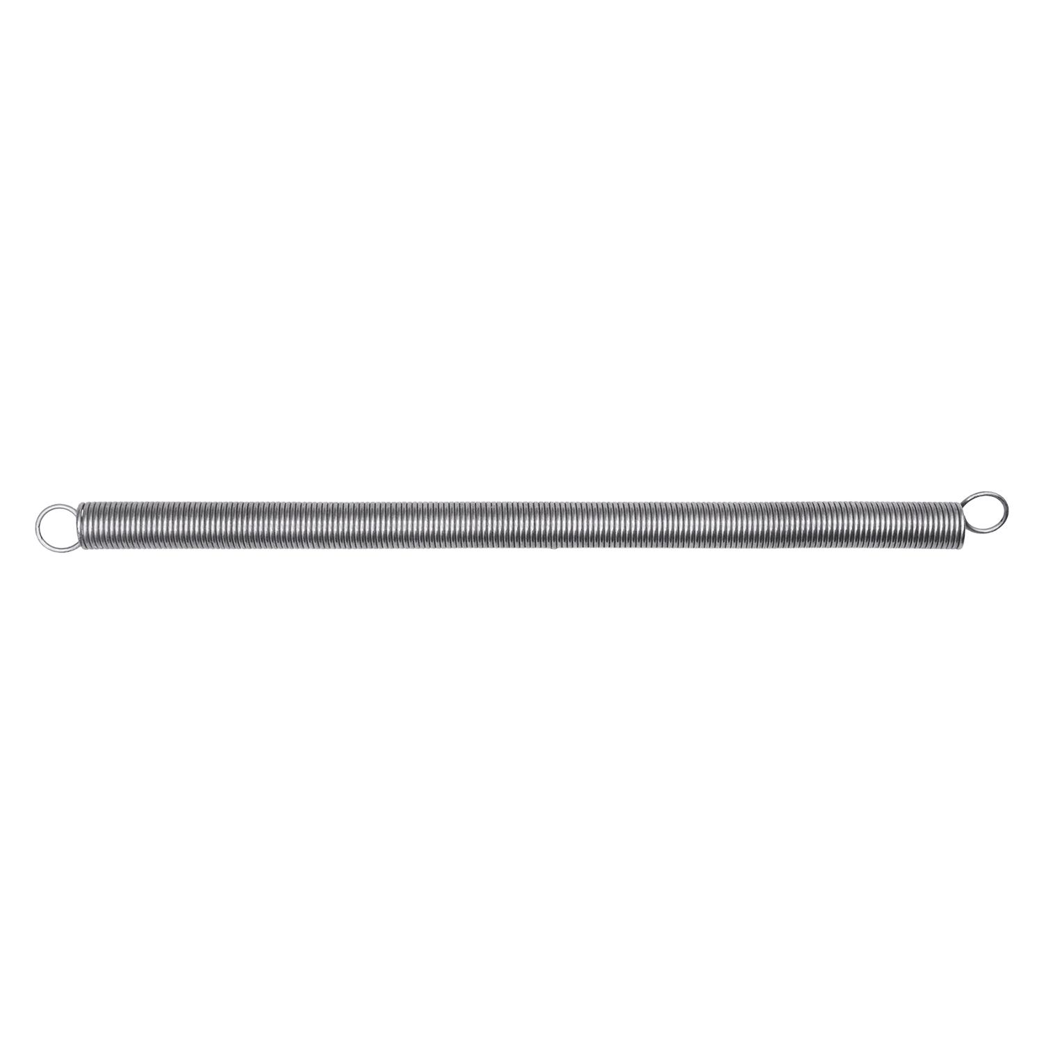 5 pcs/pk- Extension Spring 6.500 Length .035 Wire Size, Finish Zinc
