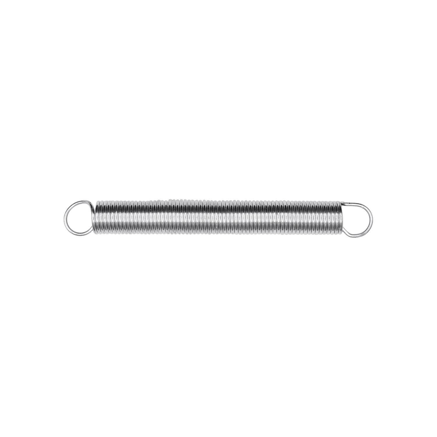 5 pcs/pk- Extension Spring 3.250 Length .041 Wire Size, Finish Zinc