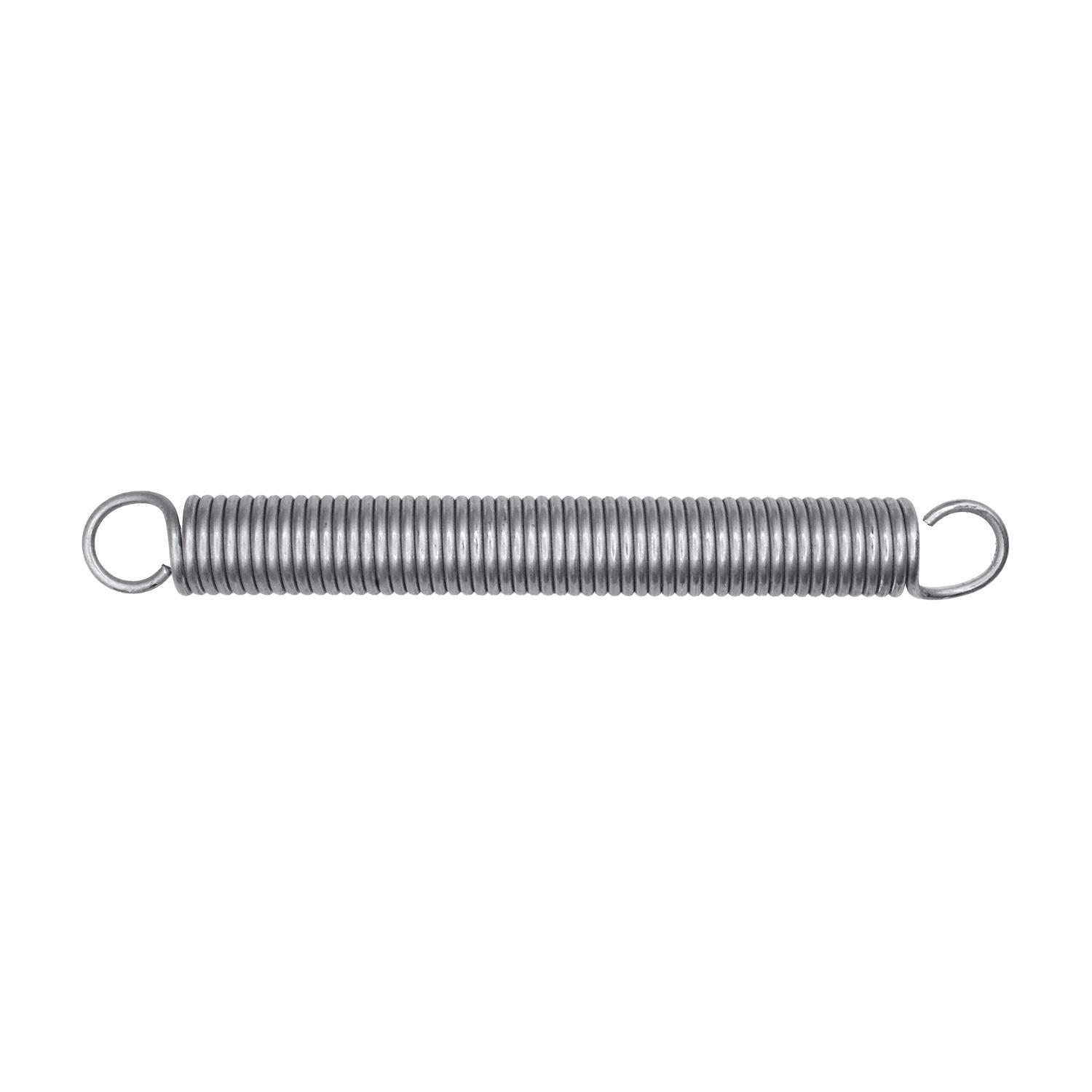 5 pcs/pk- Extension Spring 4.500 Length .063 Wire Size, Finish Zinc