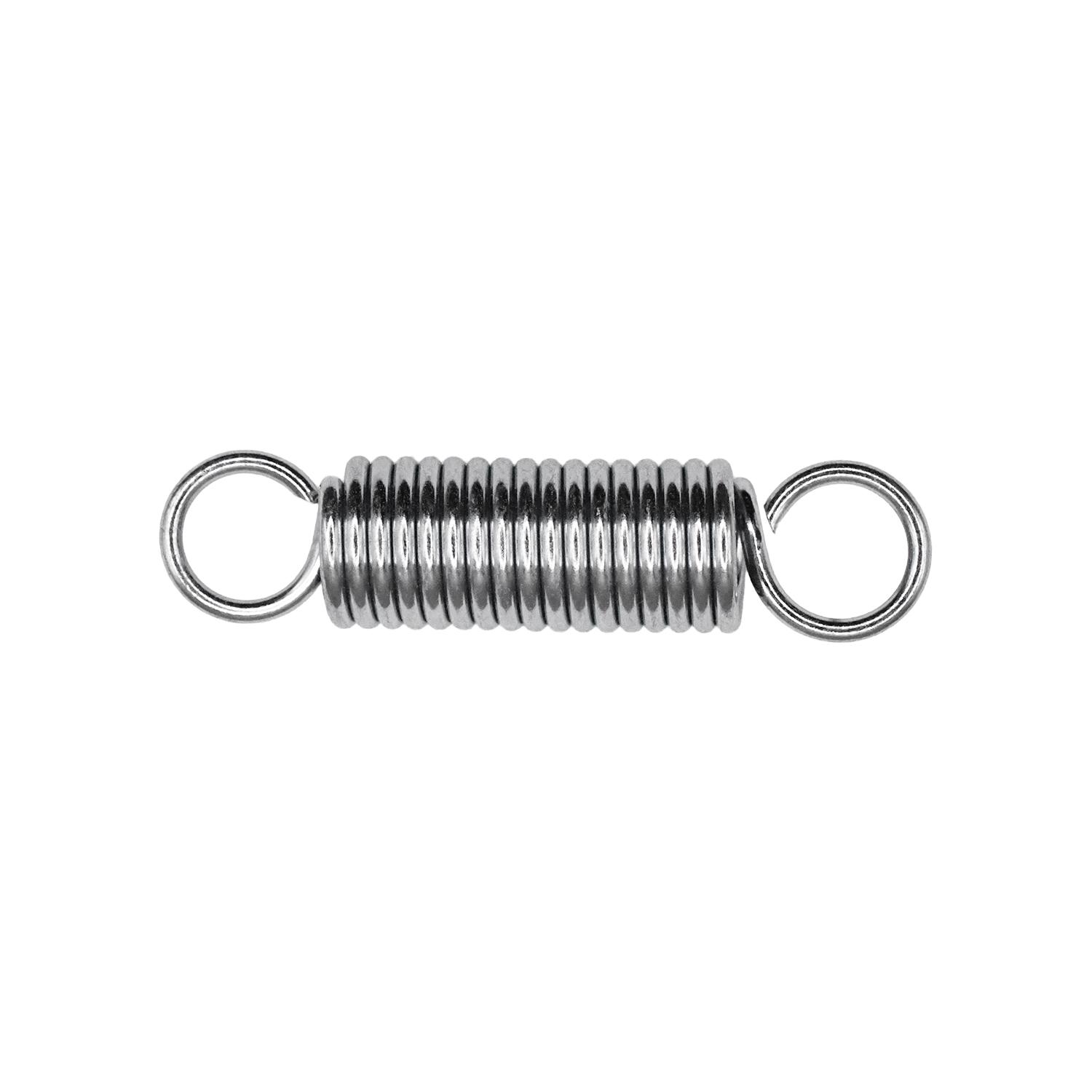 10 pcs/pk- Extension Spring 1.438 Length .048 Wire Size, Finish Zinc