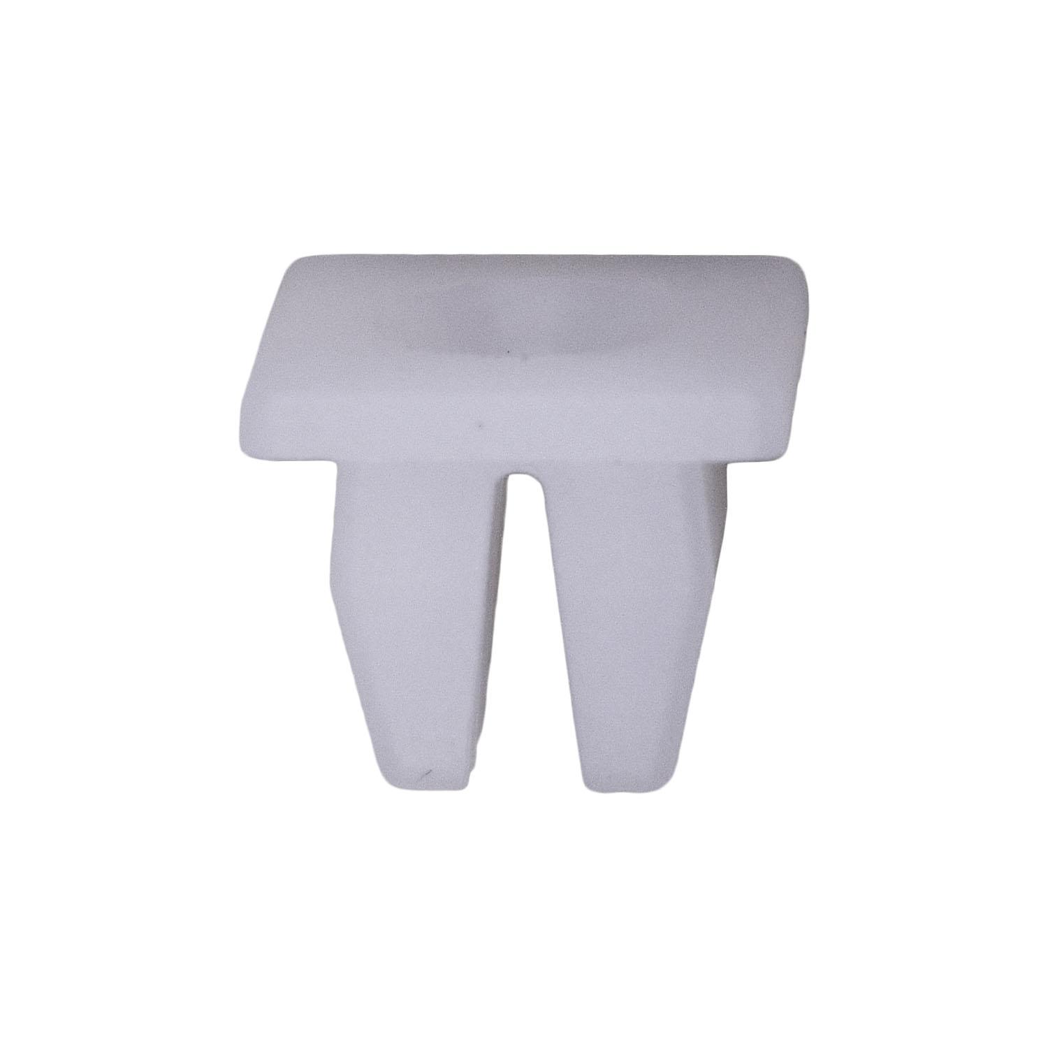 50 pcs/pk- Nylon Nut #8 Screw Size 10mm x 10mm, Hole Size 7mm x 7mm, Color Natural