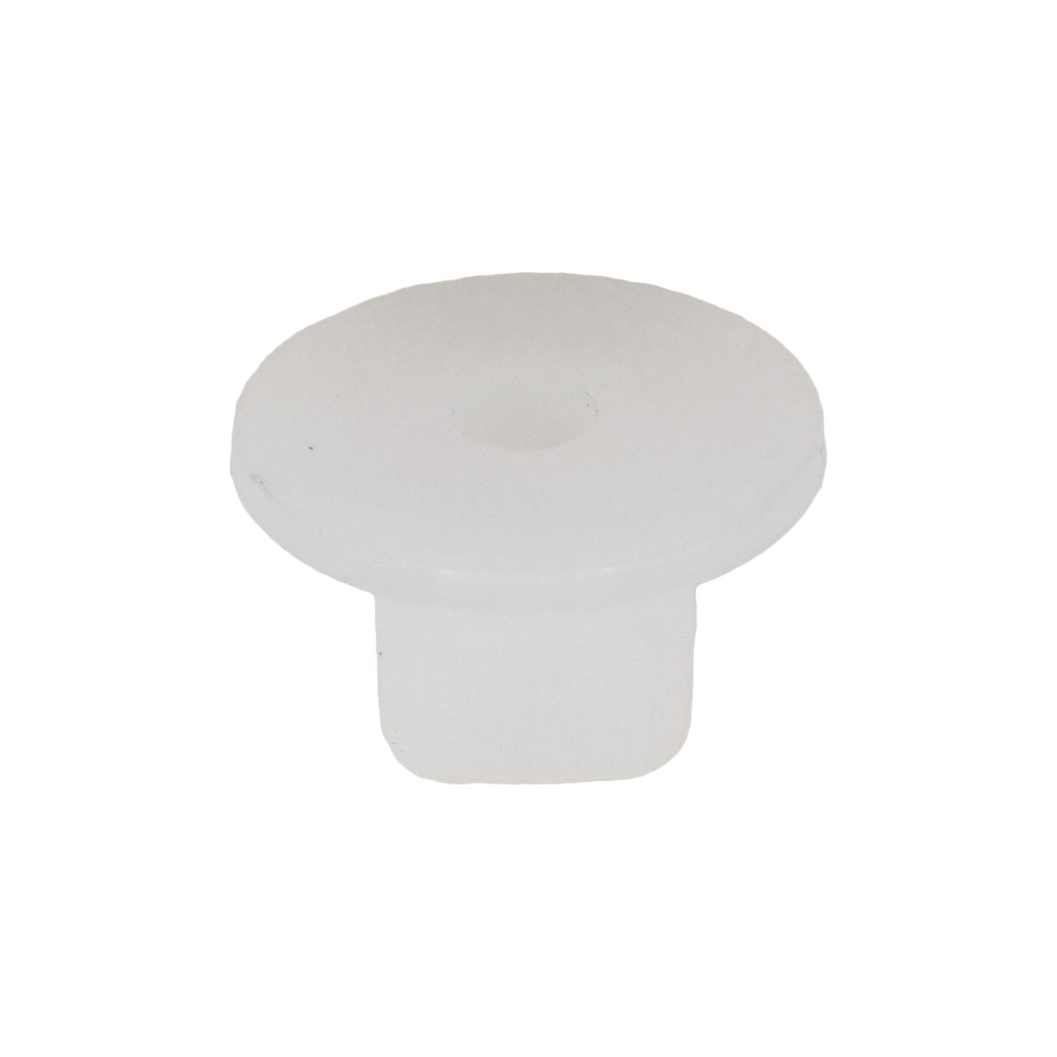 25 pcs/pk- M4.8 (#10) Nylon Nut 17mm Head Diameter #10 Screw Size, Hole Size 9mm x 9mm, Color Natural
