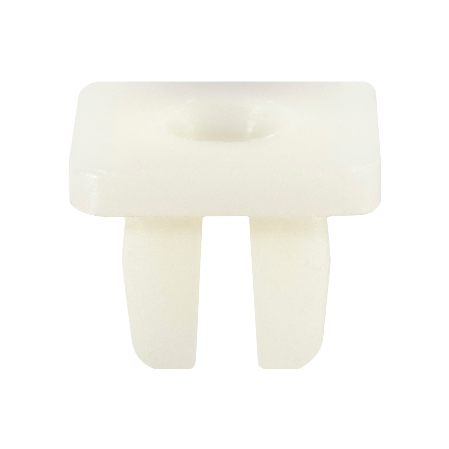 25 pcs/pk- Nylon Nut #10 Screw Size 13mm x 13mm, Hole Size 8.5mm x 8.5mm, Color Natural