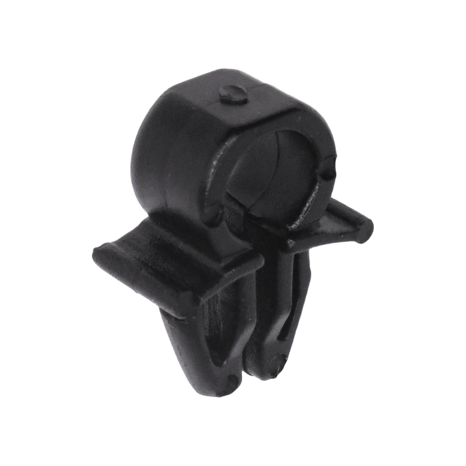 25 pcs/pk- Tube/Cable Routing Clip Holds 5mm Tube/Cable, Material Nylon, Color Black
