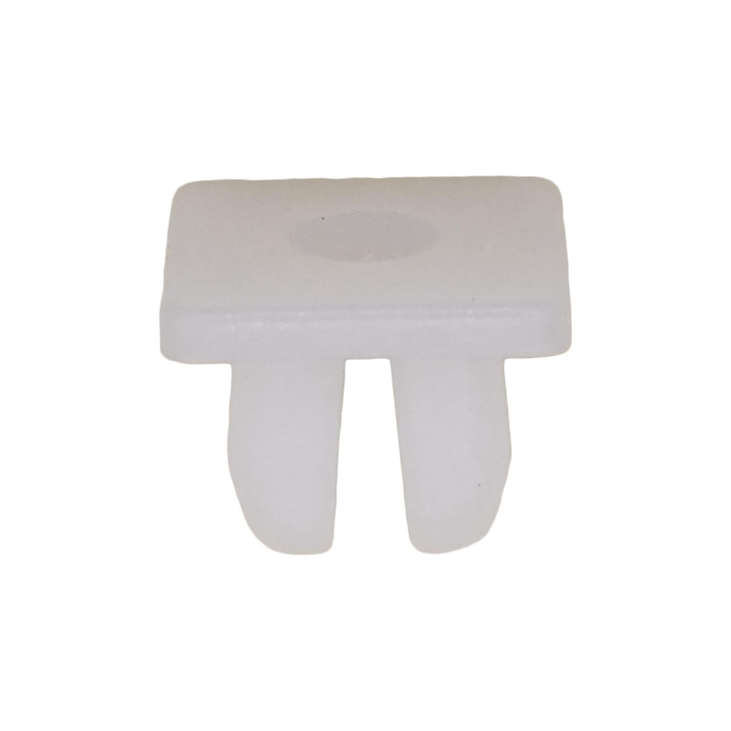 25 pcs/pk- #10 Nylon Nut 12mm Width 12mm Length, Color Natural