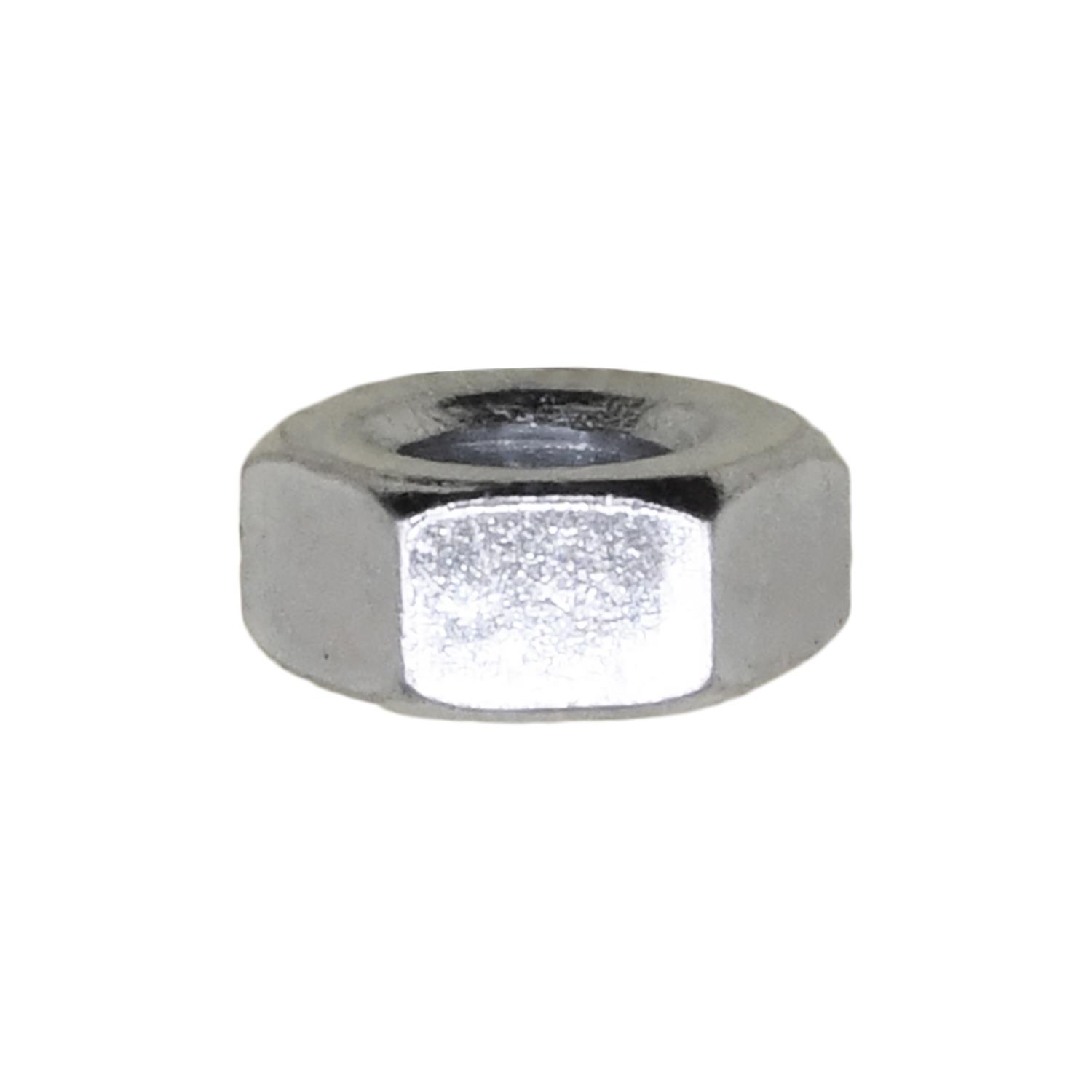 50 pcs/pk- M4-.70 4mm-.7 DIN 934 Hex Nut - Zinc, Thread Type Regular, Material Steel
