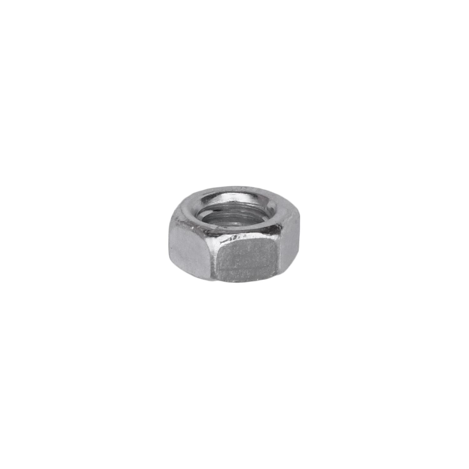 50 pcs/pk- M5-0.80 5mm-.8 DIN 934 Hex Nut - Zinc, Thread Type Regular, Material Steel