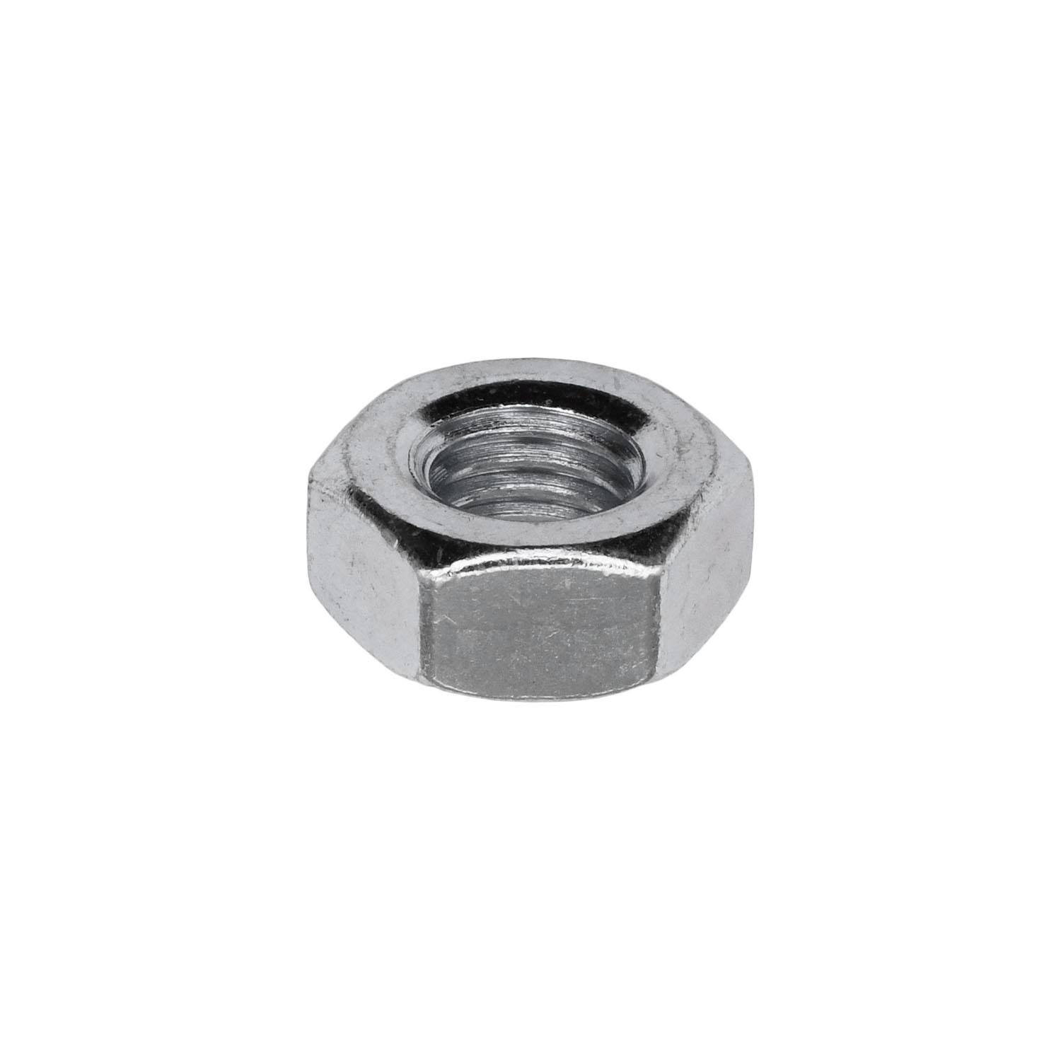 50 pcs/pk- M10-1.5 10mm-1.5 DIN 934 Hex Nut - Zinc, Thread Type Regular, Material Steel