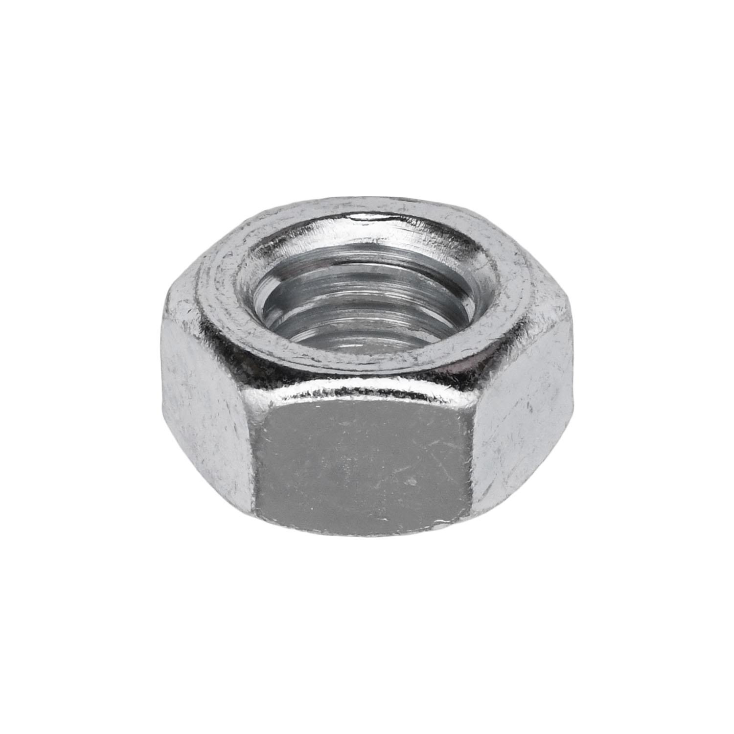 25 pcs/pk- M12-1.75 12mm-1.75 DIN 934 Hex Nut - Zinc, Thread Type Regular, Material Steel
