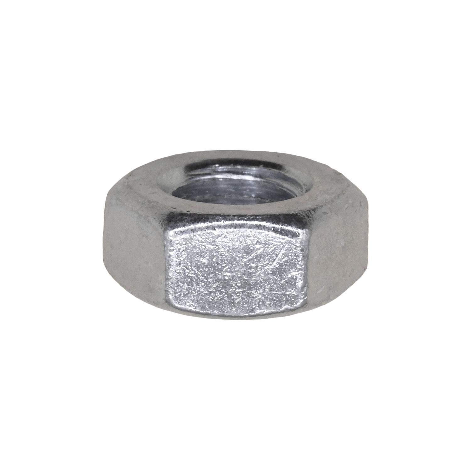 25 pcs/pk- M10-1.25 10mm-1.25 DIN 934 Hex Nut - Zinc, Thread Type Fine, Material Steel