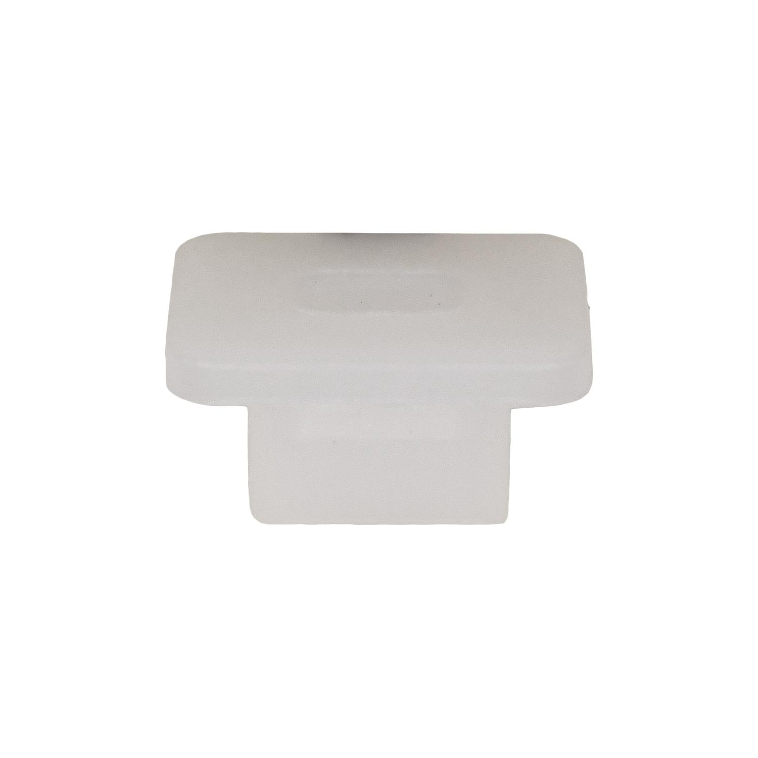 50 pcs/pk- #6 Screw Grommet 16mm Width 12mm Length, Hole Size 6mm x 10mm, Material Nylon, Color Natural
