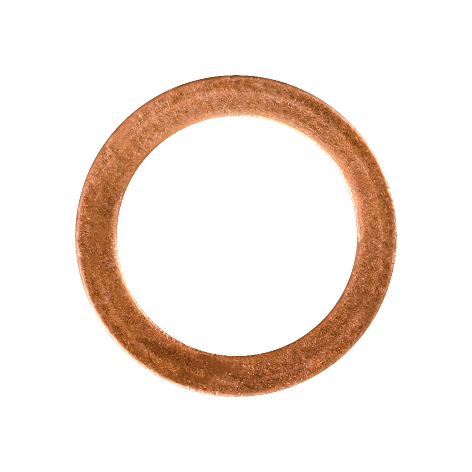 50 pcs/pk- 8mm Copper Washer 8.2mm Inside Diameter 11.8mm O.D., Thickness 0.8mm