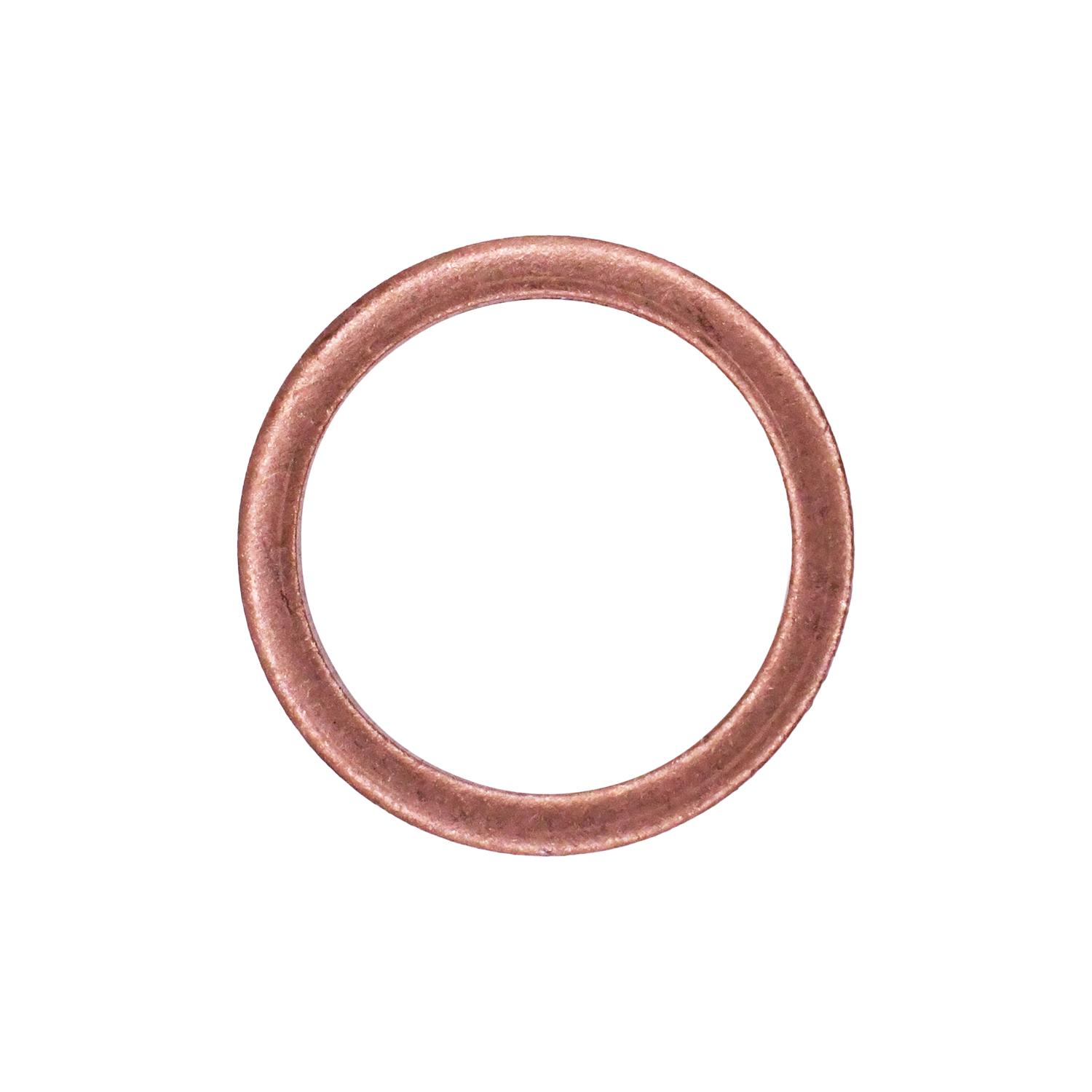 25 pcs/pk- 14mm Copper Washer 14.2mm Inside Diameter 17.8mm O.D., Thickness 1.4mm
