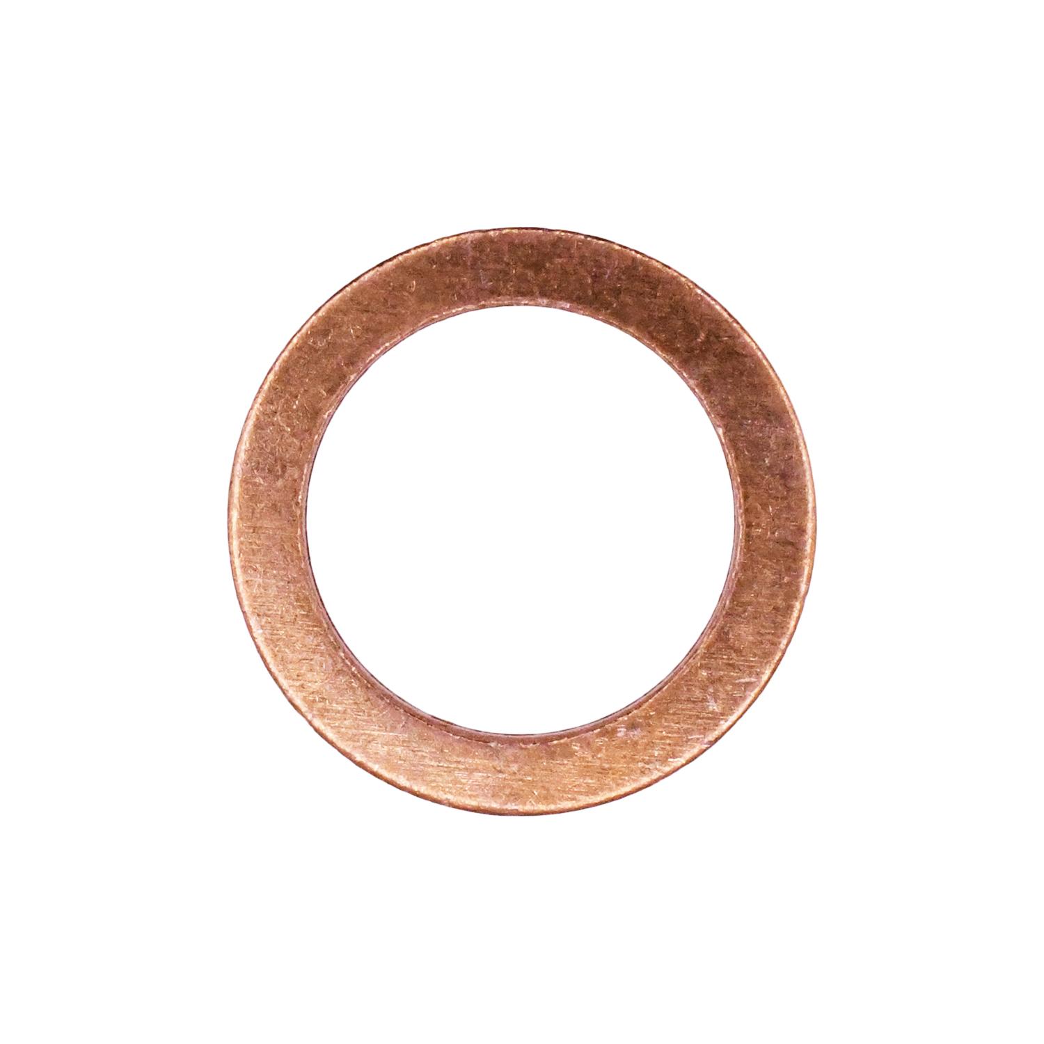 25 pcs/pk- 14mm Copper Washer 14.2mm Inside Diameter 19.8mm O.D., Thickness 1.4mm