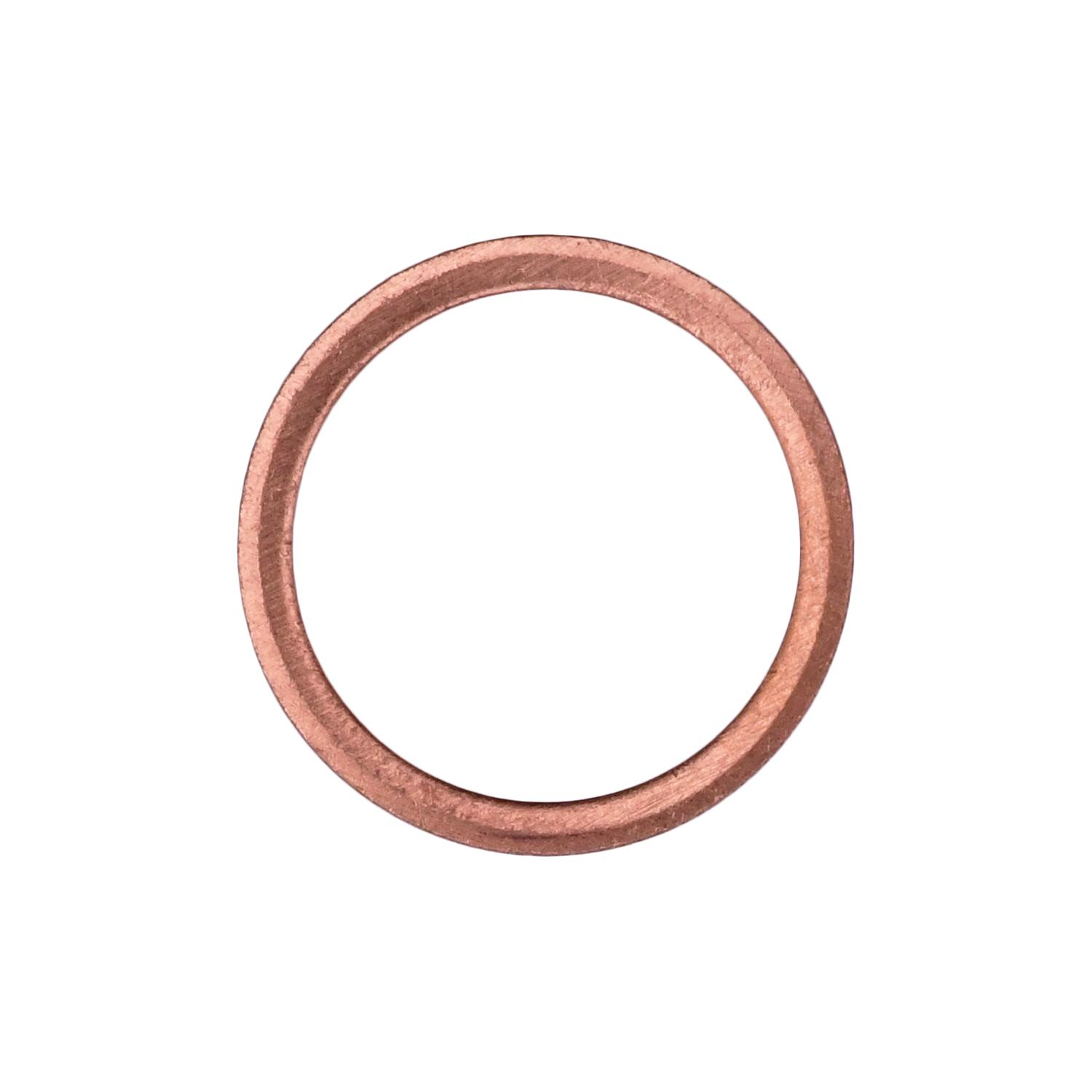25 pcs/pk- 16mm Copper Washer 16.2mm Inside Diameter 19.8mm O.D., Thickness 1.4mm
