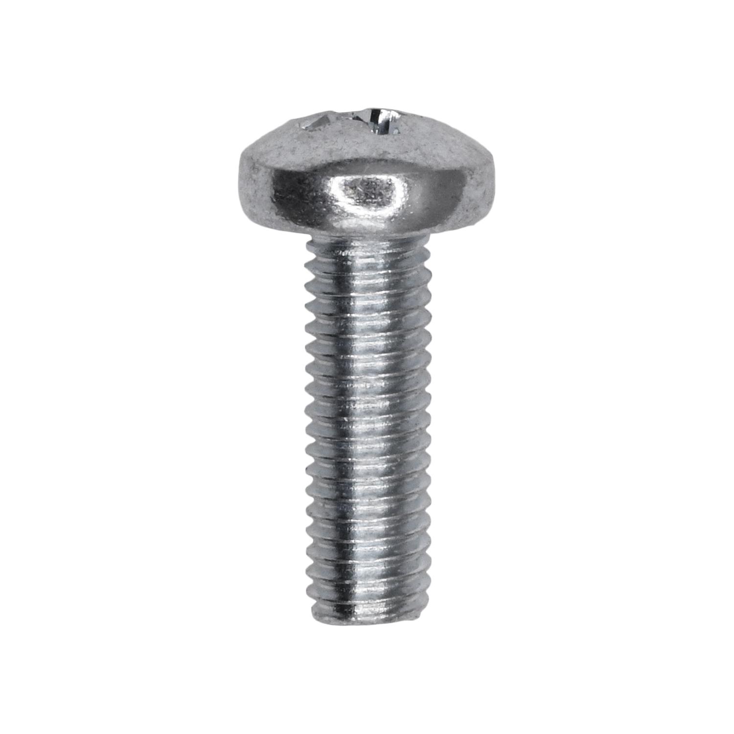 100 pcs/pk- Phillips Pan Head Metric Machine Screw M5-.8 x 16mm, Finish Zinc
