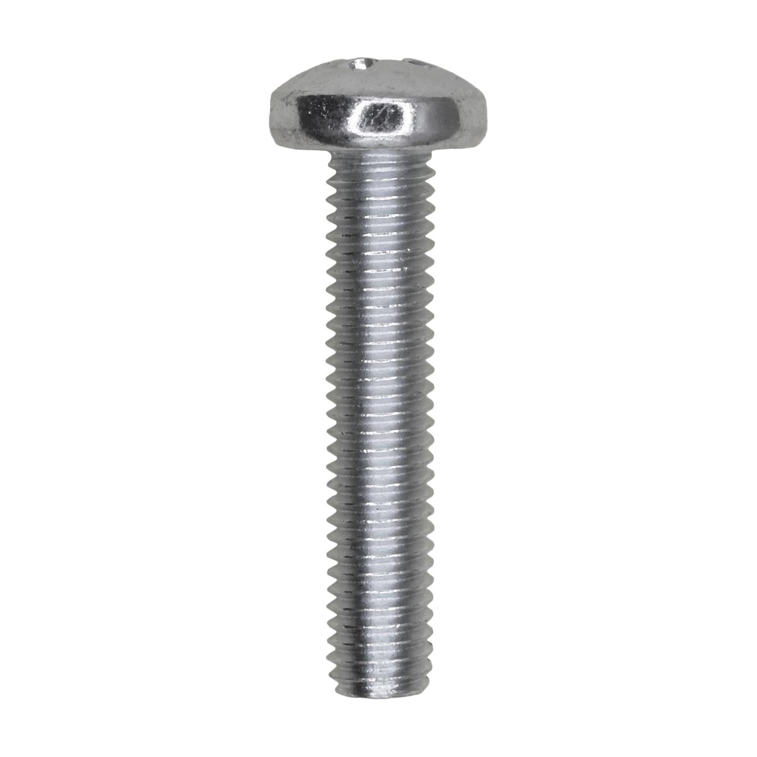 100 pcs/pk- Phillips Pan Head Metric Machine Screw M5-.8 x 25mm, Finish Zinc