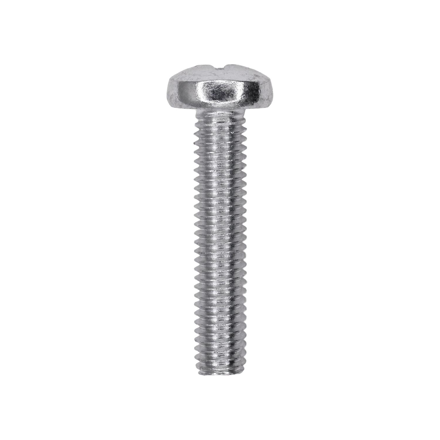50 pcs/pk- Phillips Pan Head Metric Machine Screw M6-1.0 x 30mm, Finish Zinc