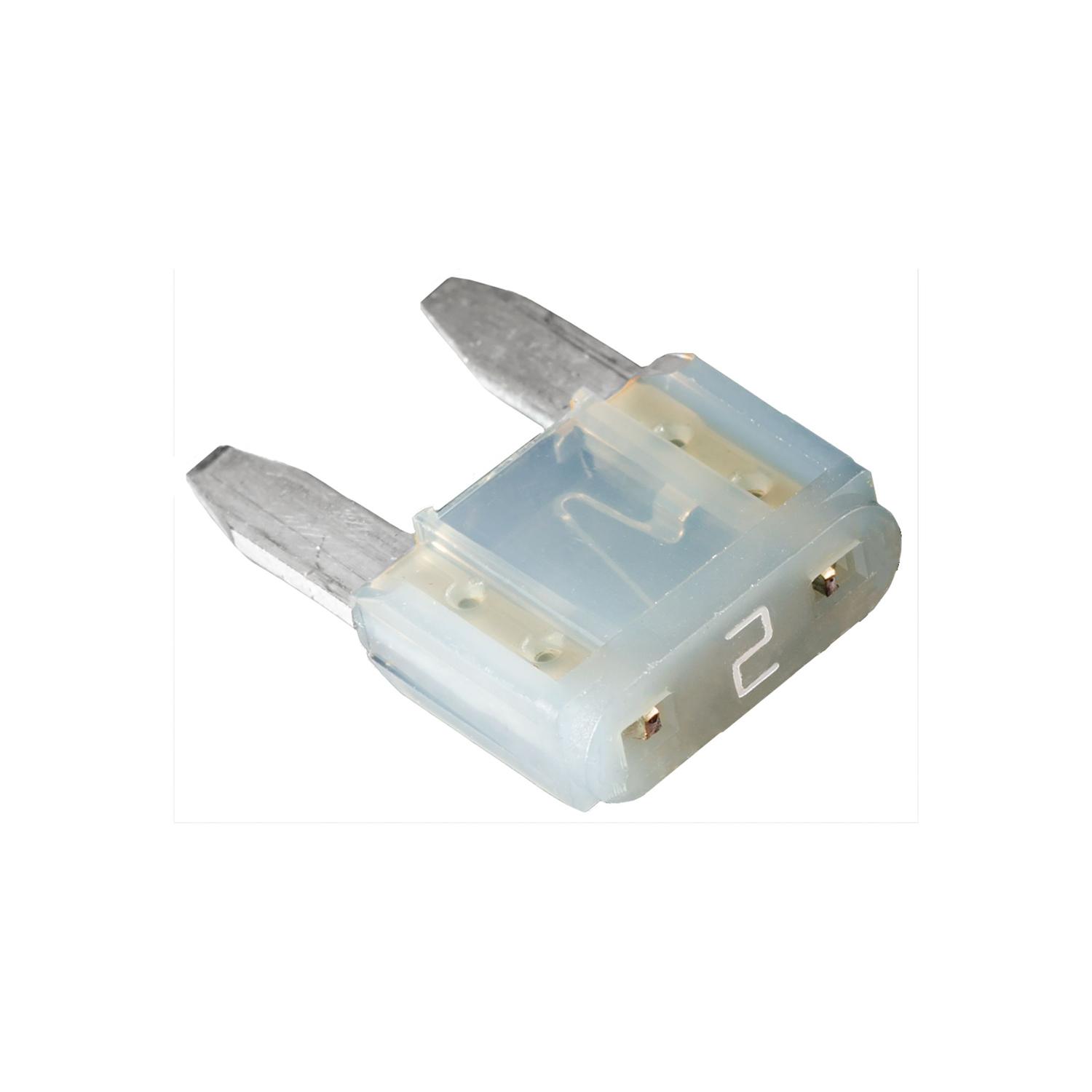 5 pcs/pk- Fuse - 2 Amps, Color Gray, Type Mini (ATM) Fuse