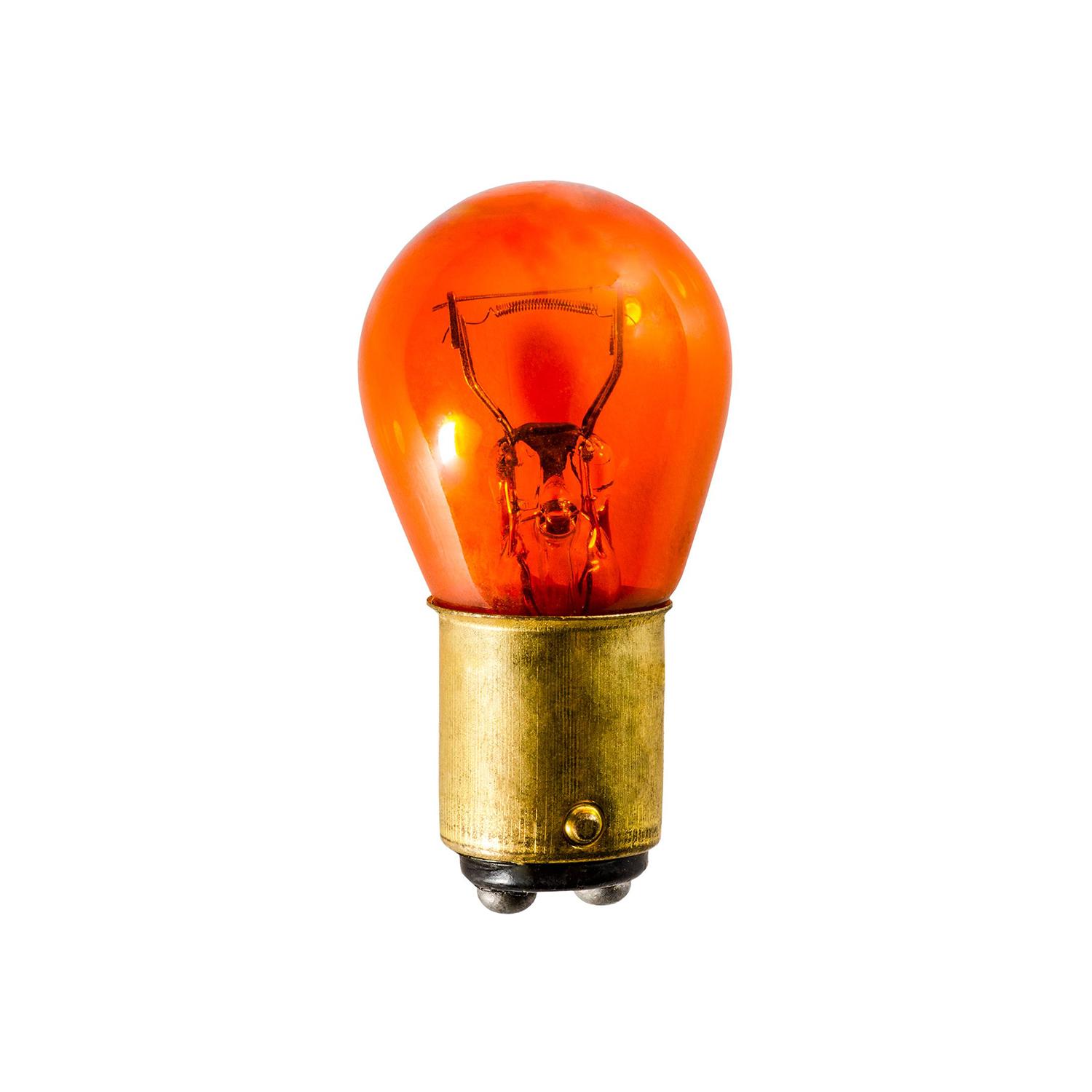 10 pcs/pk- Miniature Bulb #1157Na, Color Amber, Type Wagner Lighting
