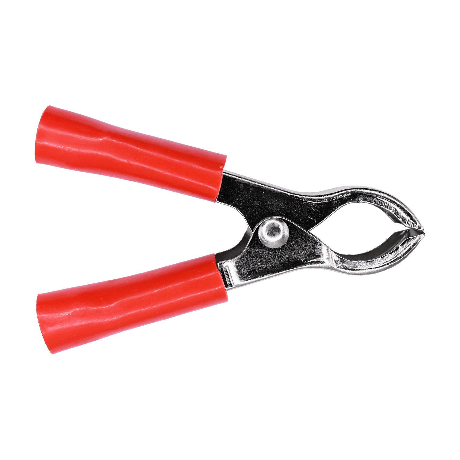5 pcs/pk- Test Clip - 30 Amp Red Insulation, Type General Purpose