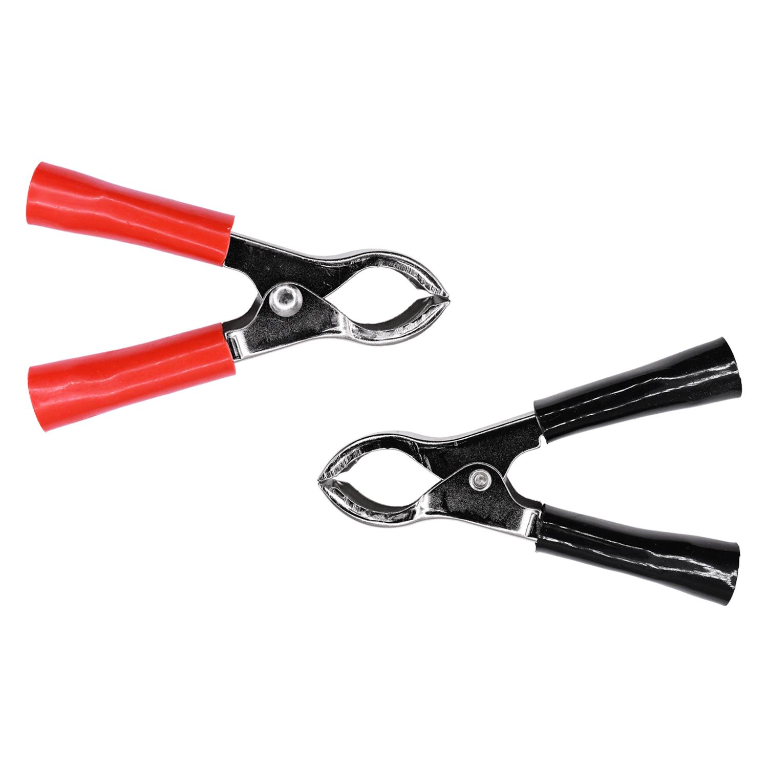 1 pcs/pk- Test Clip - 30 Amp 1 Red And 1 Black Insulation, Color 1 Red, 1 Black, Type General Purpose
