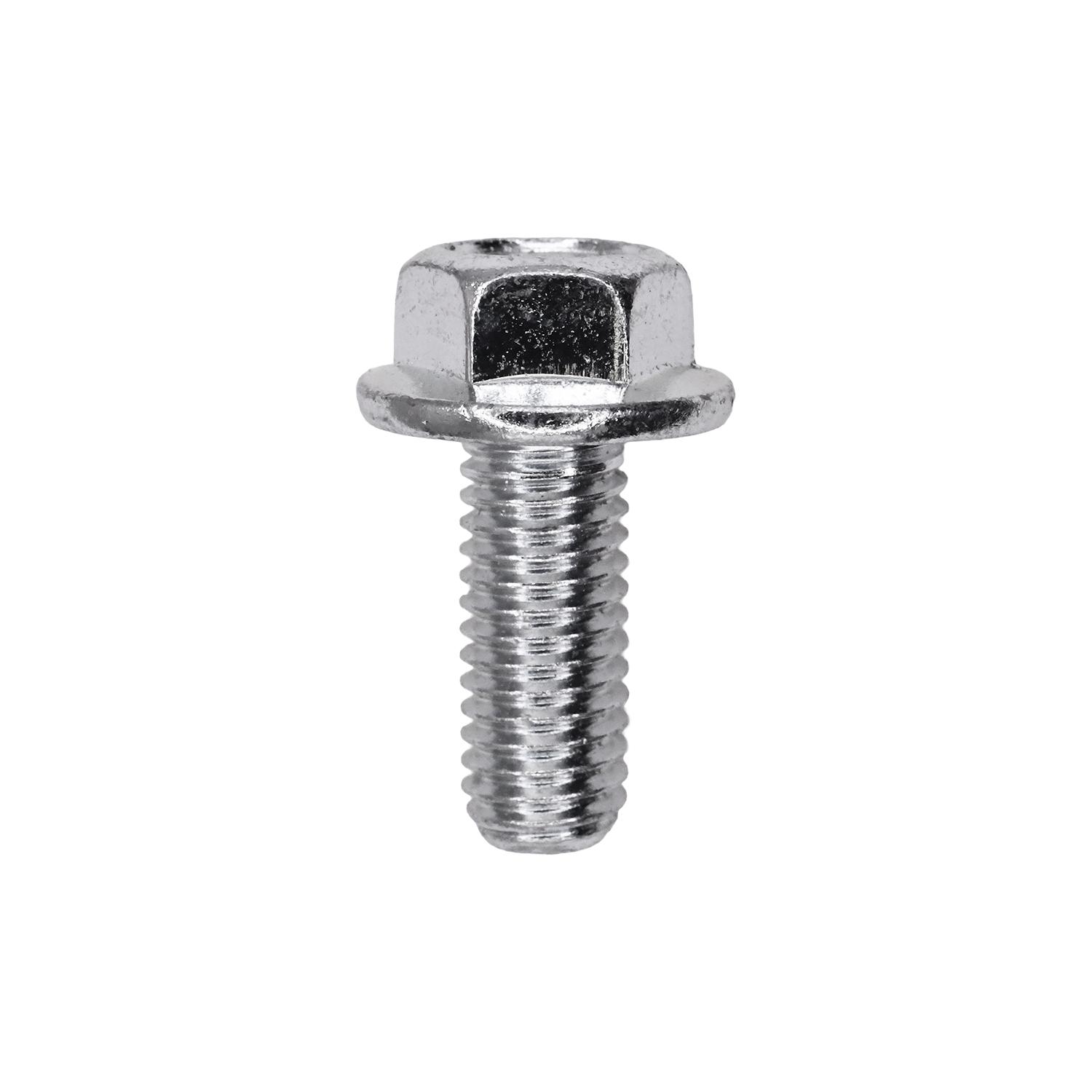 15 pcs/pk- Jis Hex Flange Bolt M8-1.25 x 20mm Zinc, Head Style JIS Small Hex Flange, Flange Diameter 17.5mm