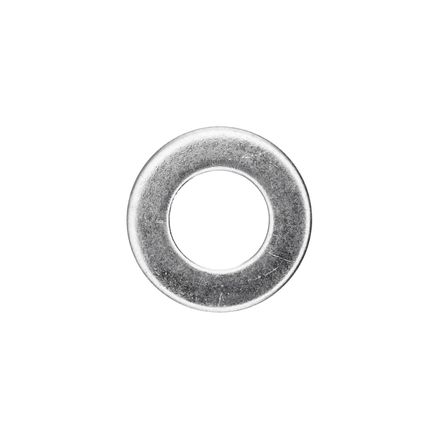 100 pcs/pk- DIN 125 Metric Flat Washer 10mm Zinc, Thickness 2mm