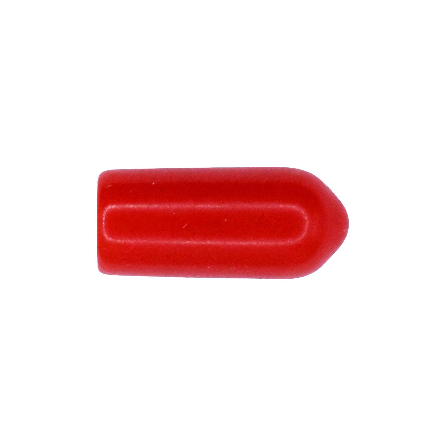 50 pcs/pk- Vinyl Vacuum Cap Red For 1/4