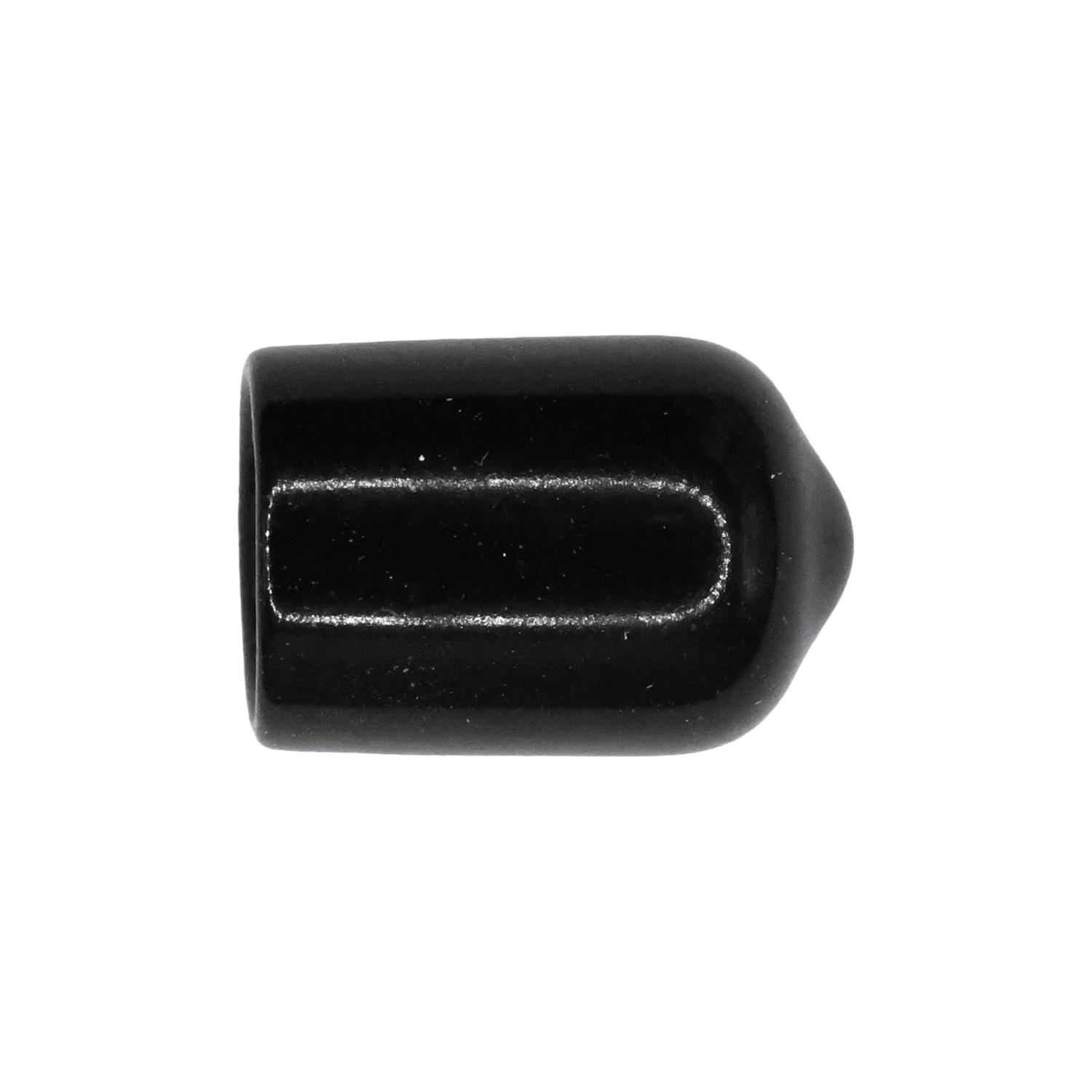 50 pcs/pk- Vinyl Vacuum Cap Black For 3/8