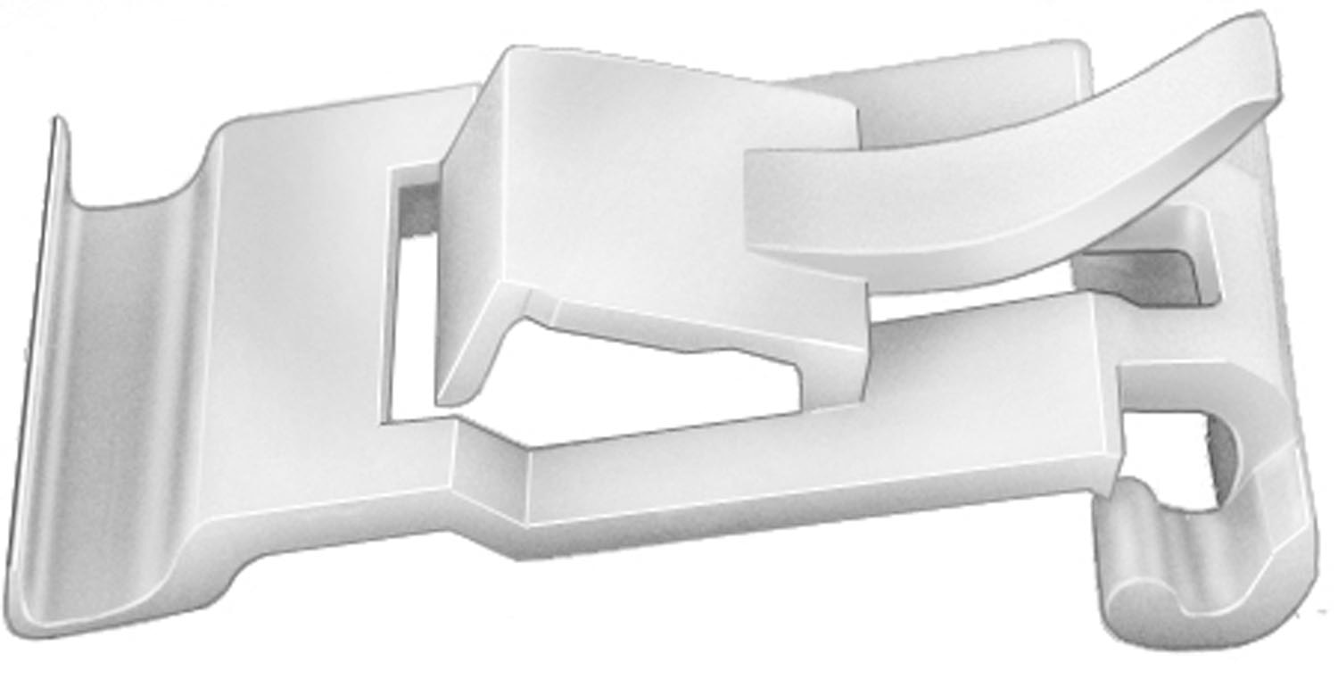 15 pcs/pk- Door Belt Moulding Clip, Material Nylon, Color White