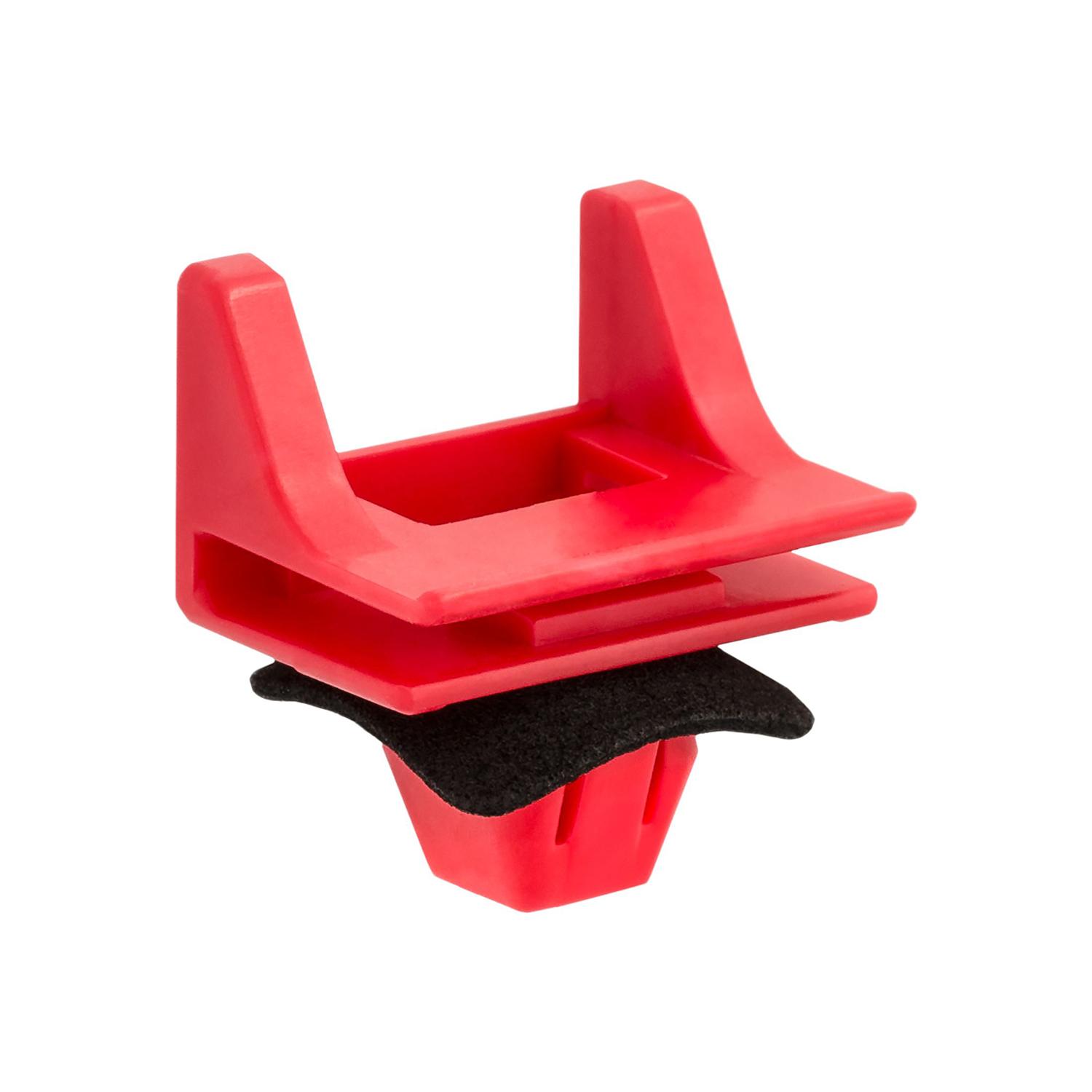 15 pcs/pk- Moulding Clip Red Nylon