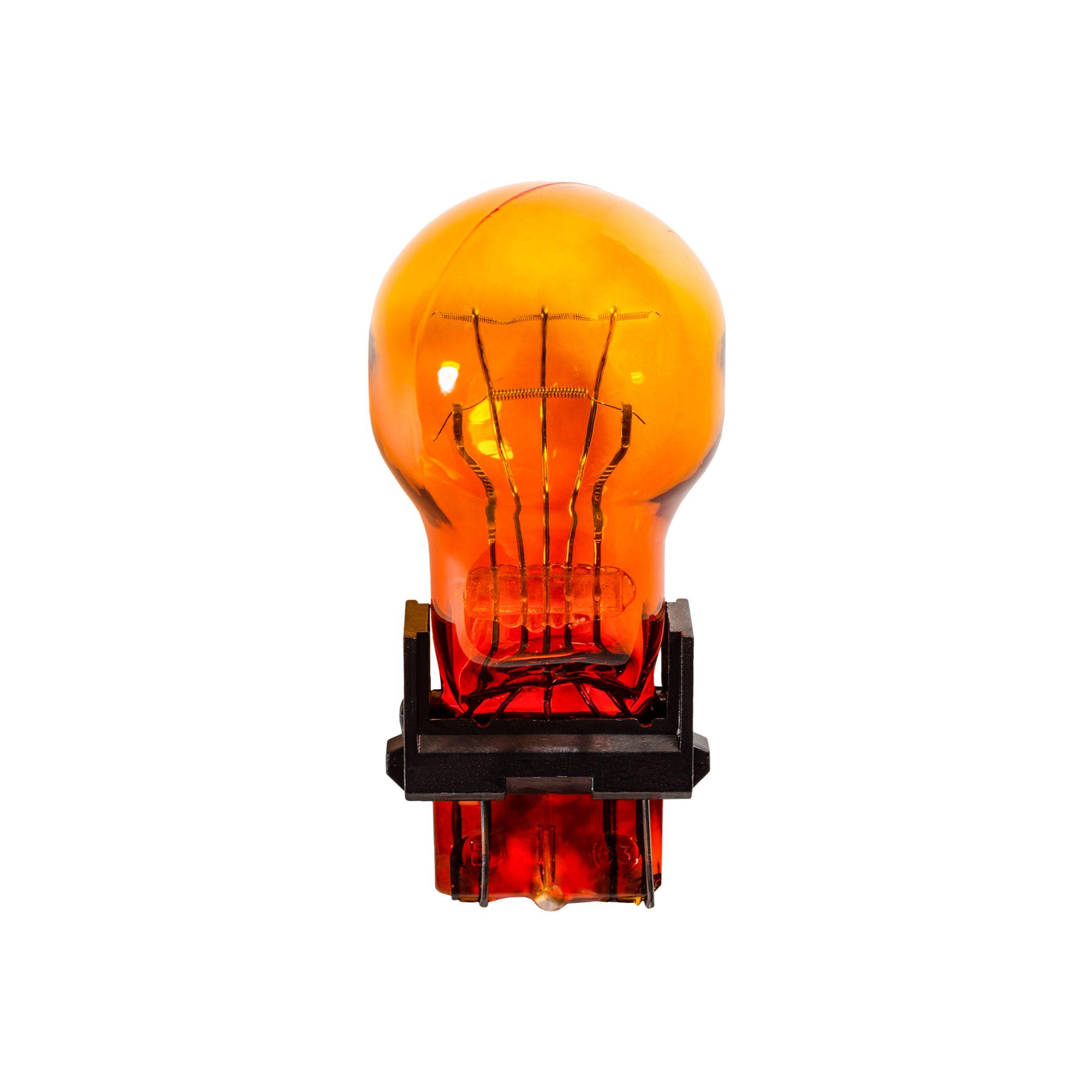 10 pcs/pk- Miniature Bulb #3457Na, Color Amber, Type Wagner Lighting